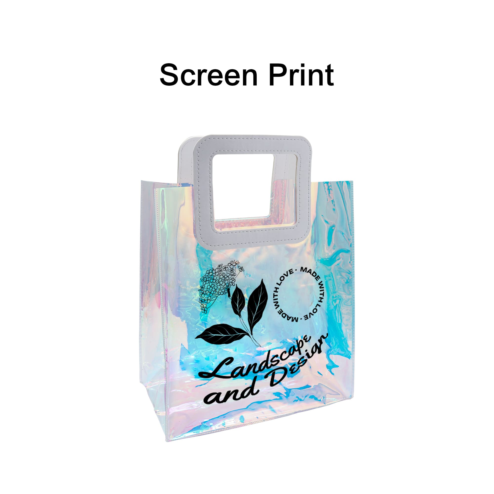 Iridescent Rainbow PVC Bag