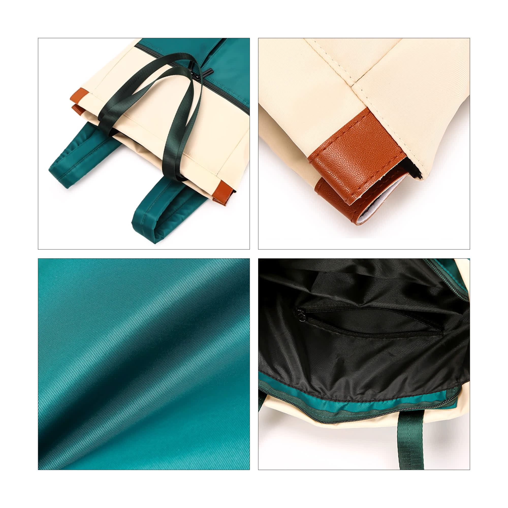 Convertible Nylon Backpack to Tote Bag