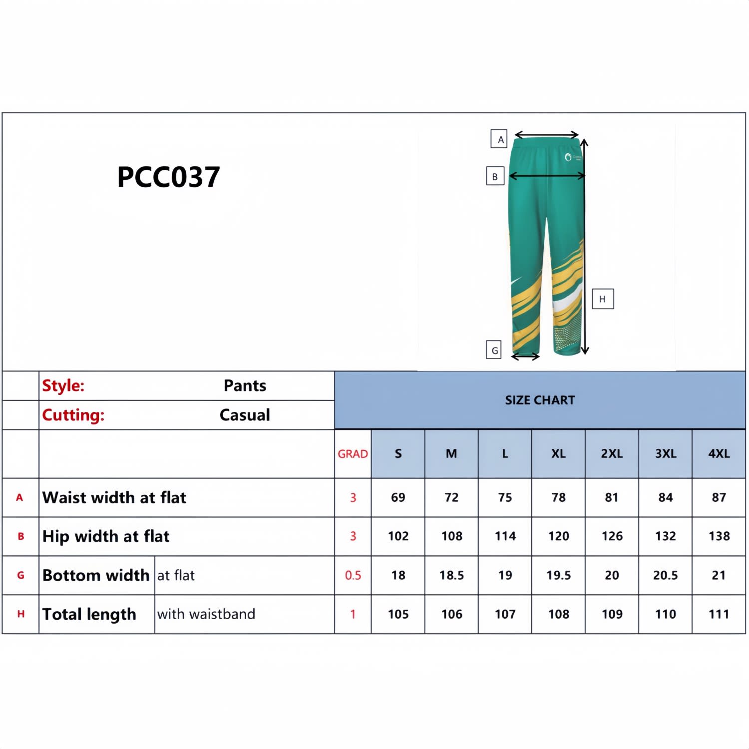 Unisex Adult 100% Polyester Sublimated Pants