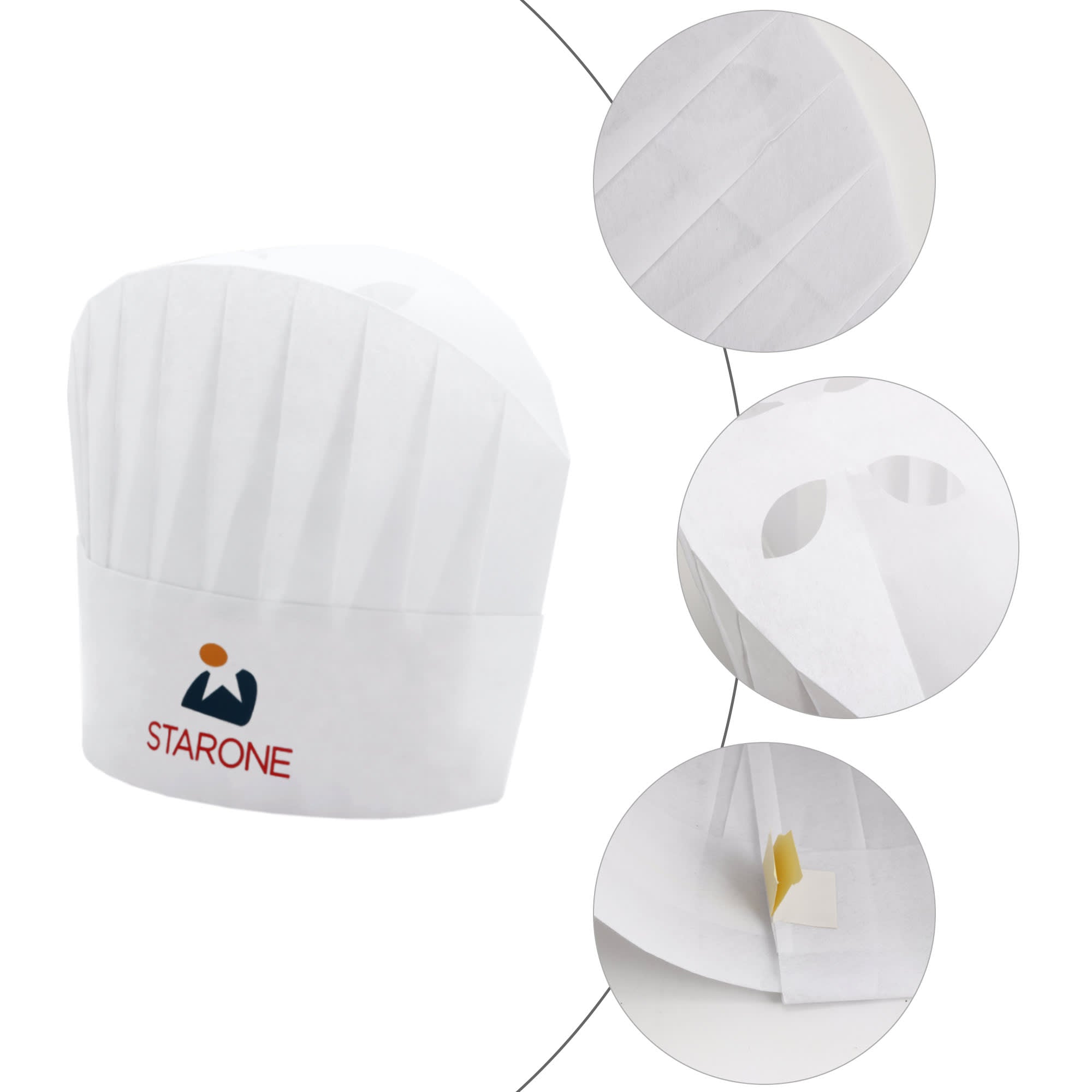 Disposable Non-woven Chef Hat 23cm