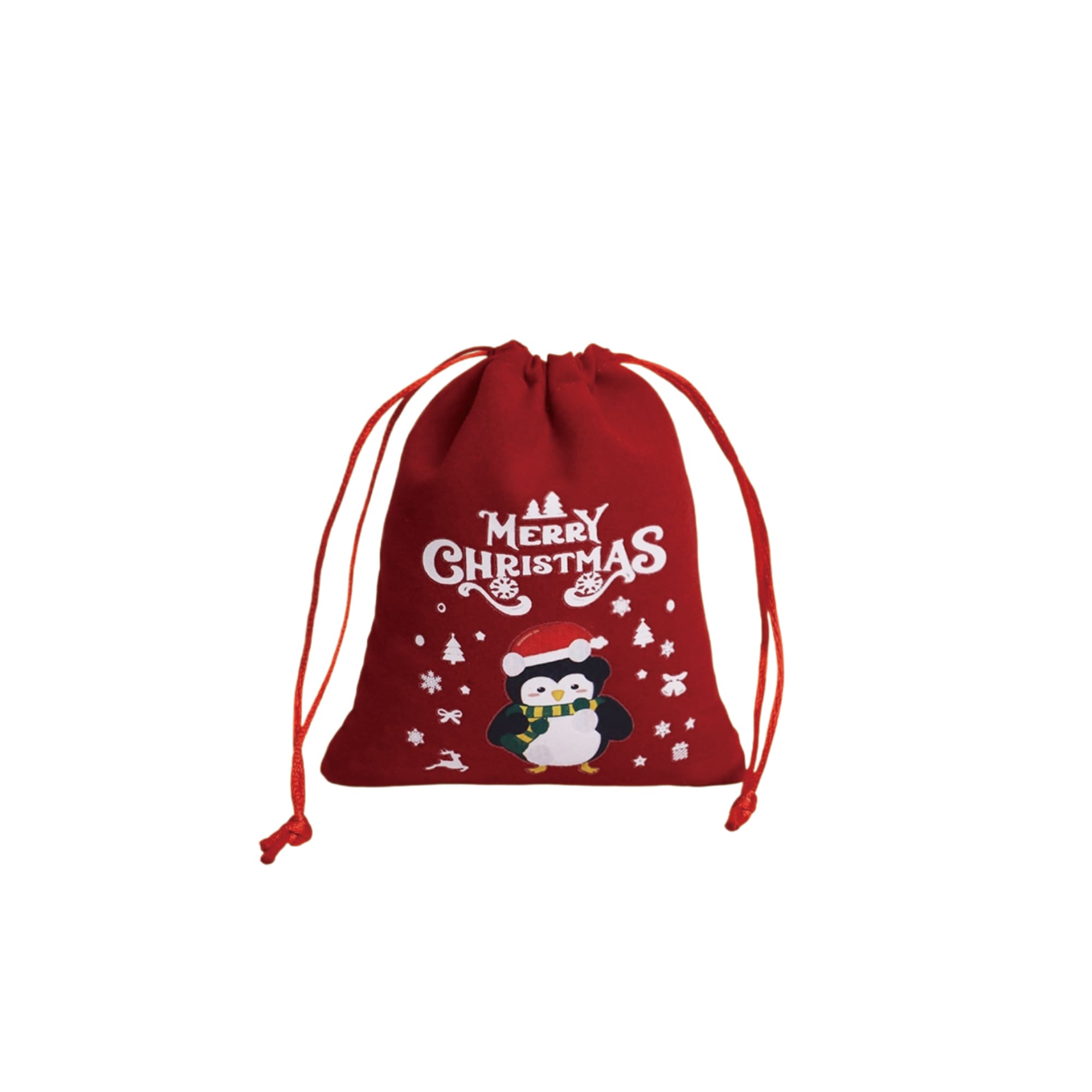 Christmas Drawstring Gift Bags