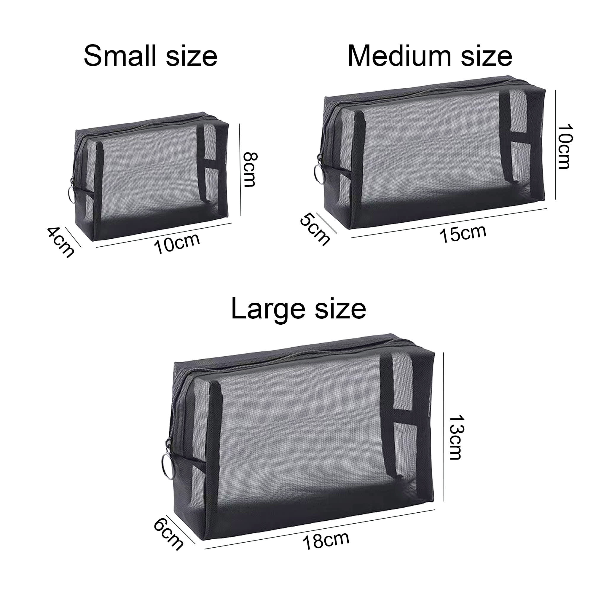 Nylon Mesh Cosmetic Bag