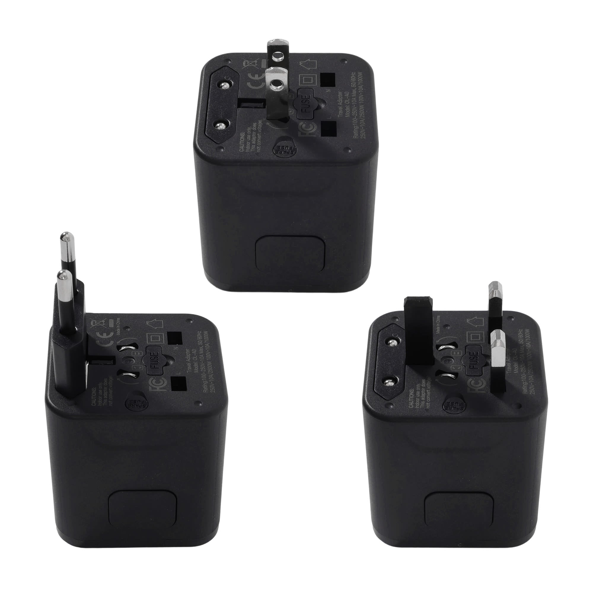 Mini Universal Travel Adapter (No USB Port)