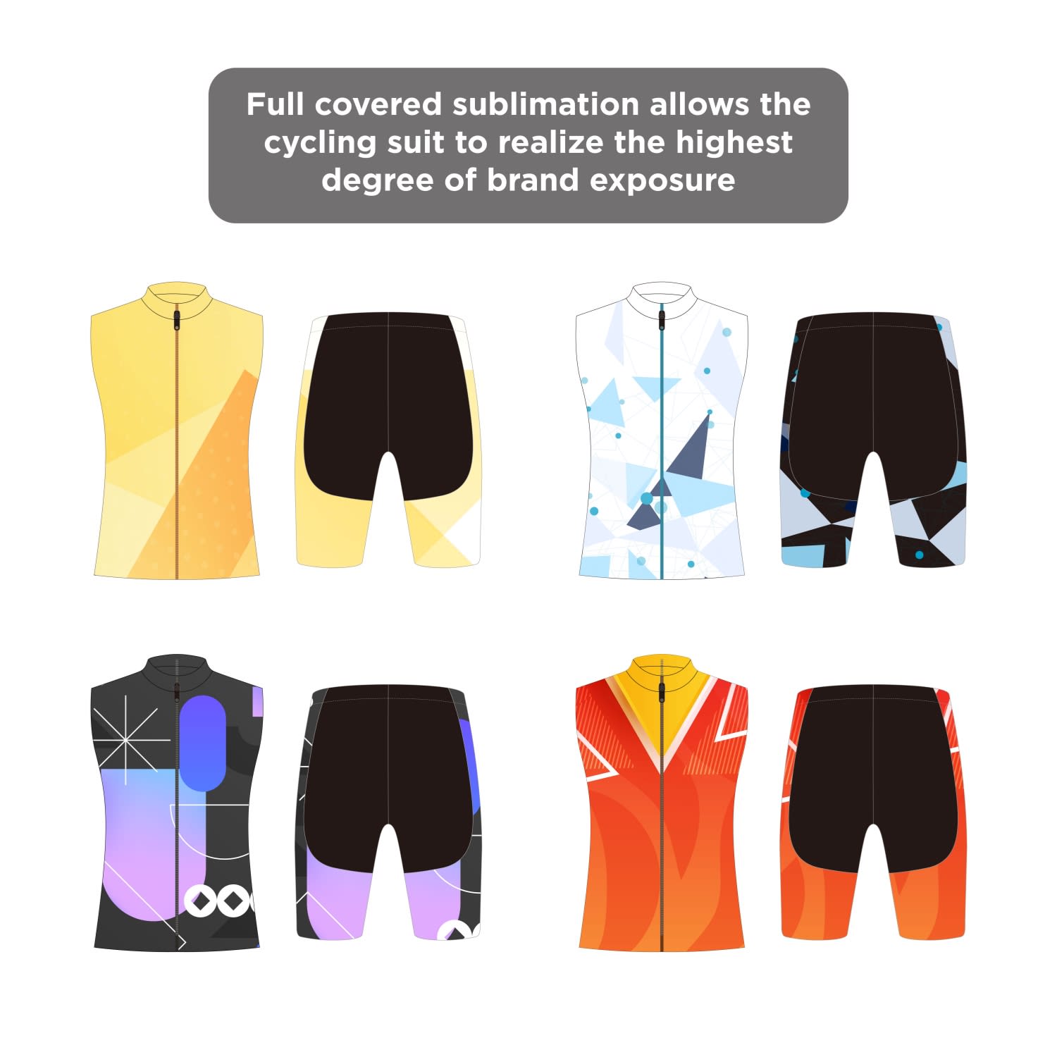 Men's Sublimated Cycling Shorts