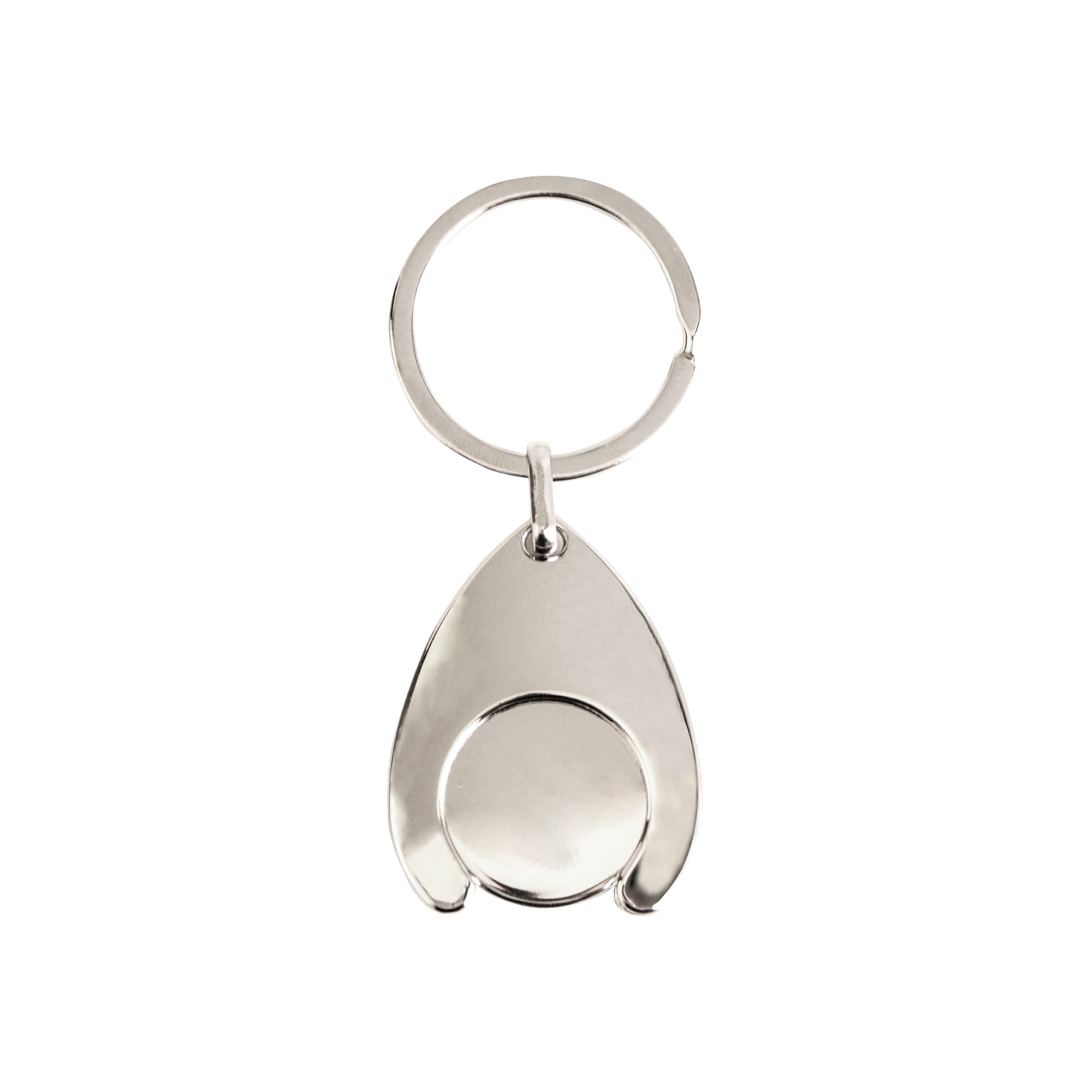 Teardrop Trolley Coin Keyring