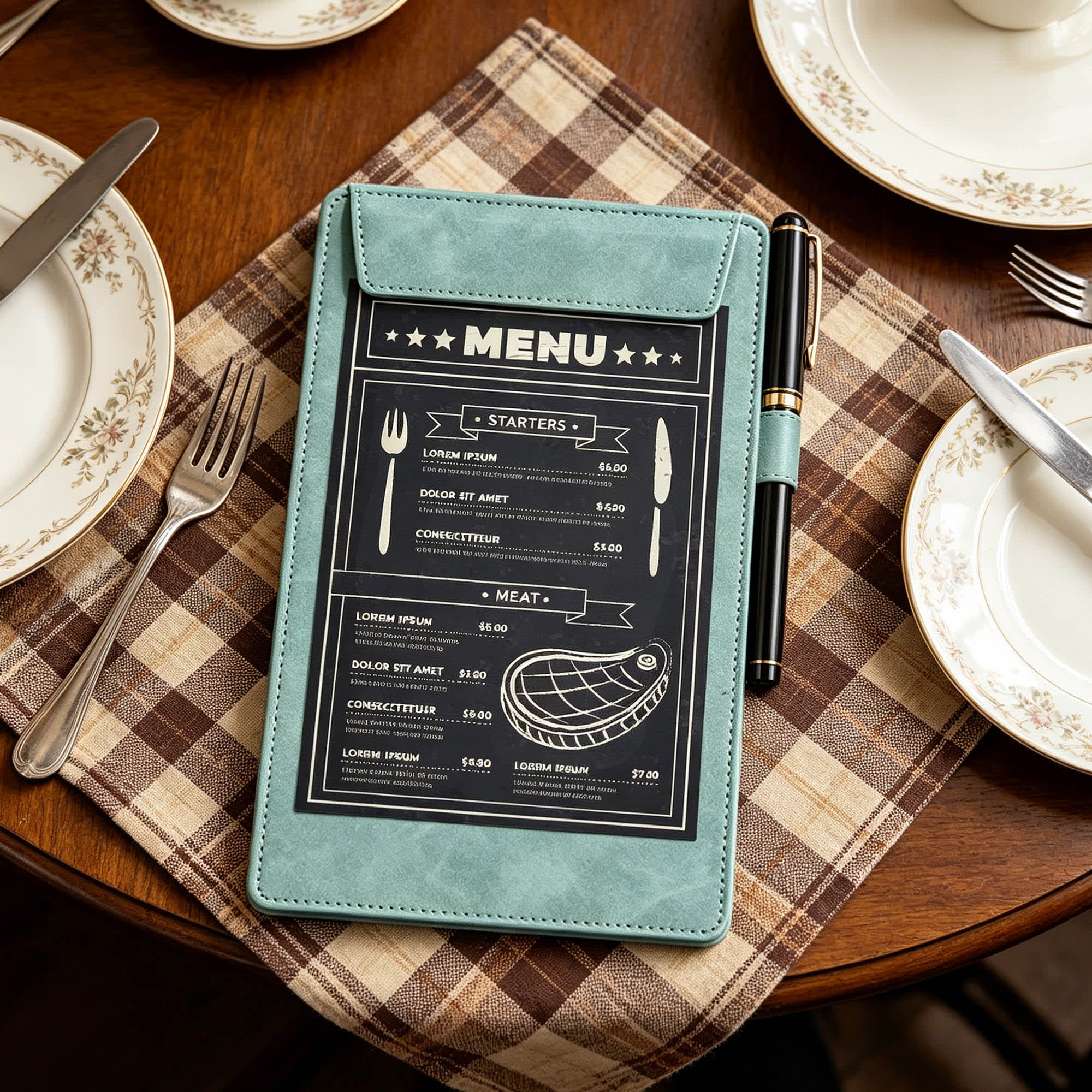 Custom Menu Holder