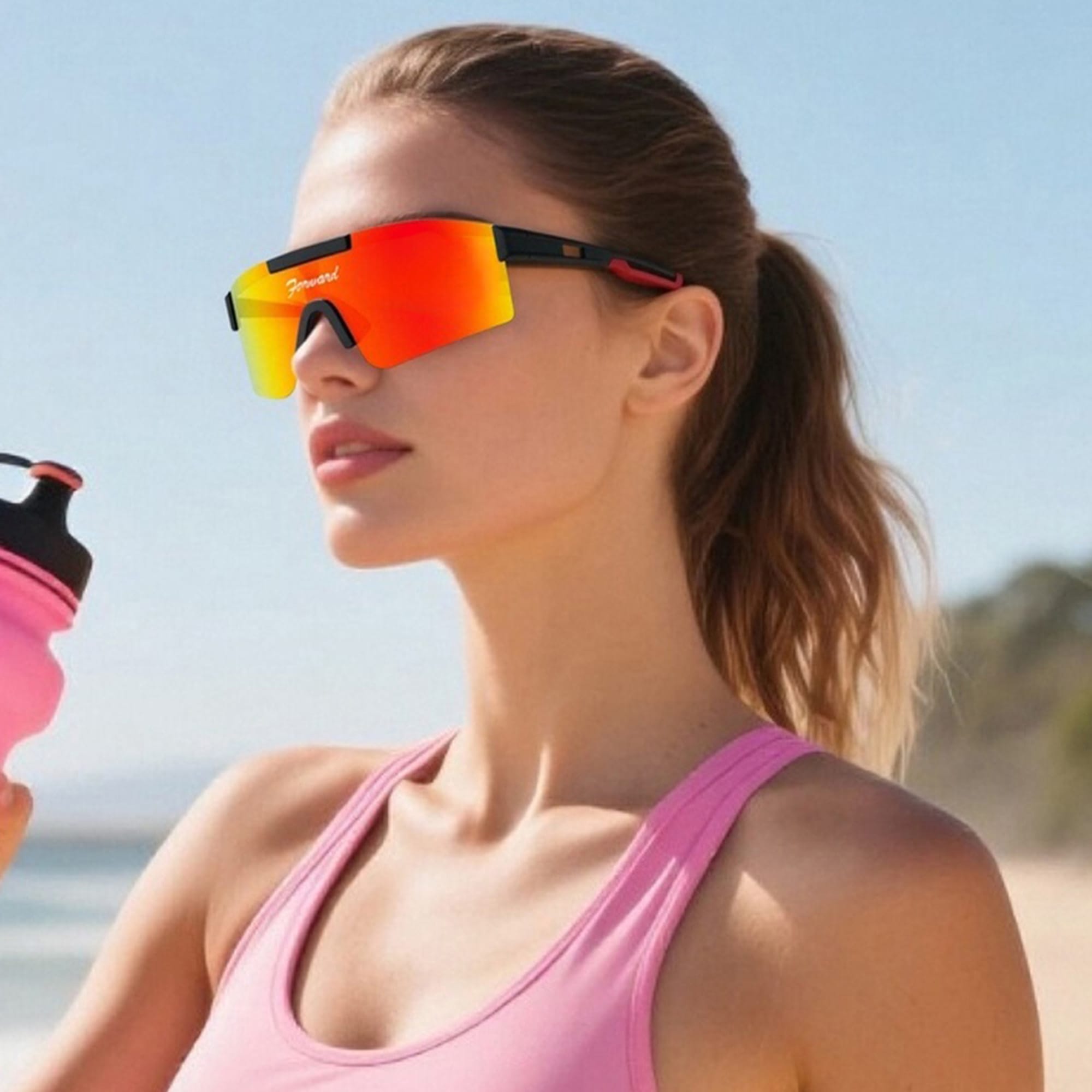 Frameless Sports Sunglasses