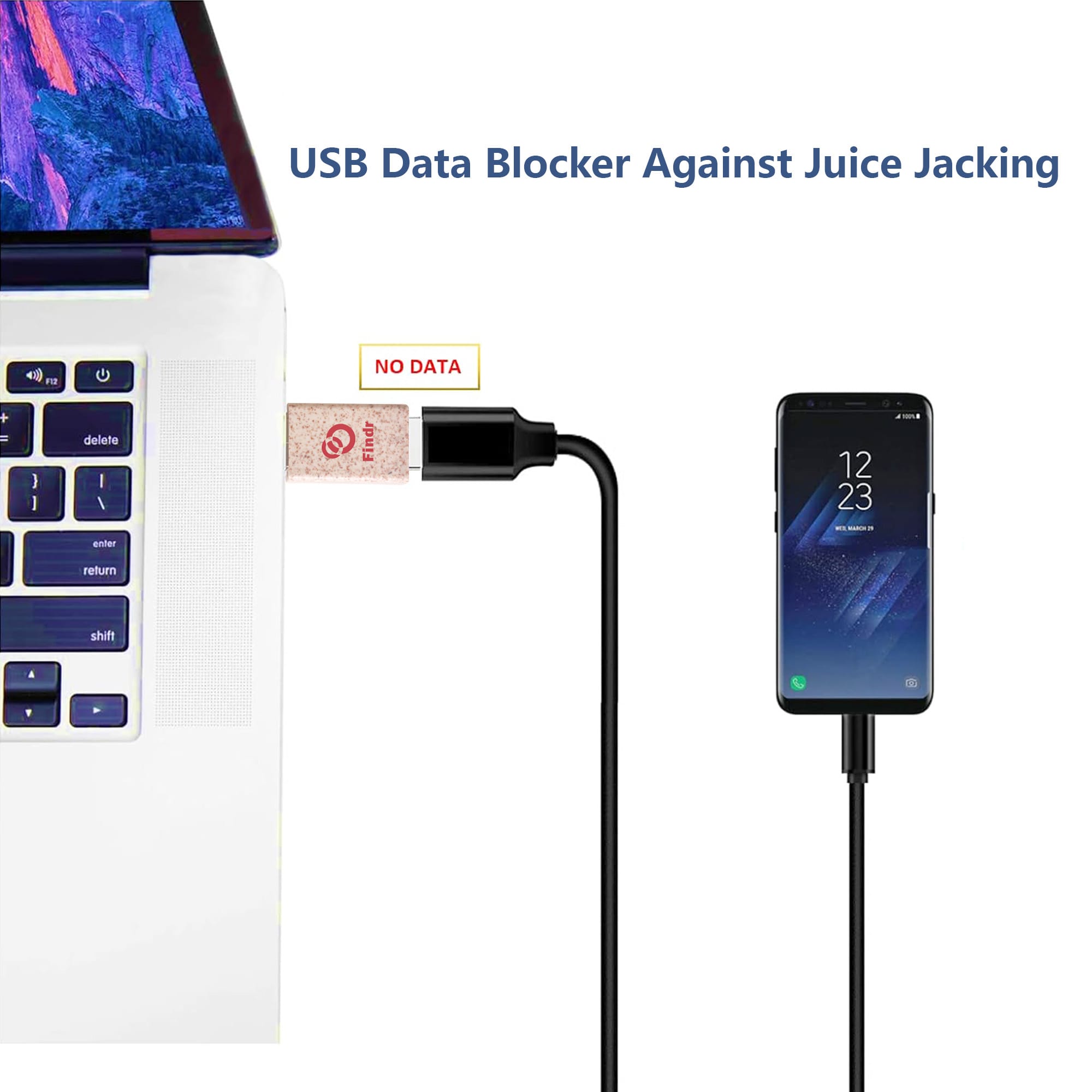Wheat Straw USB Data Blocker