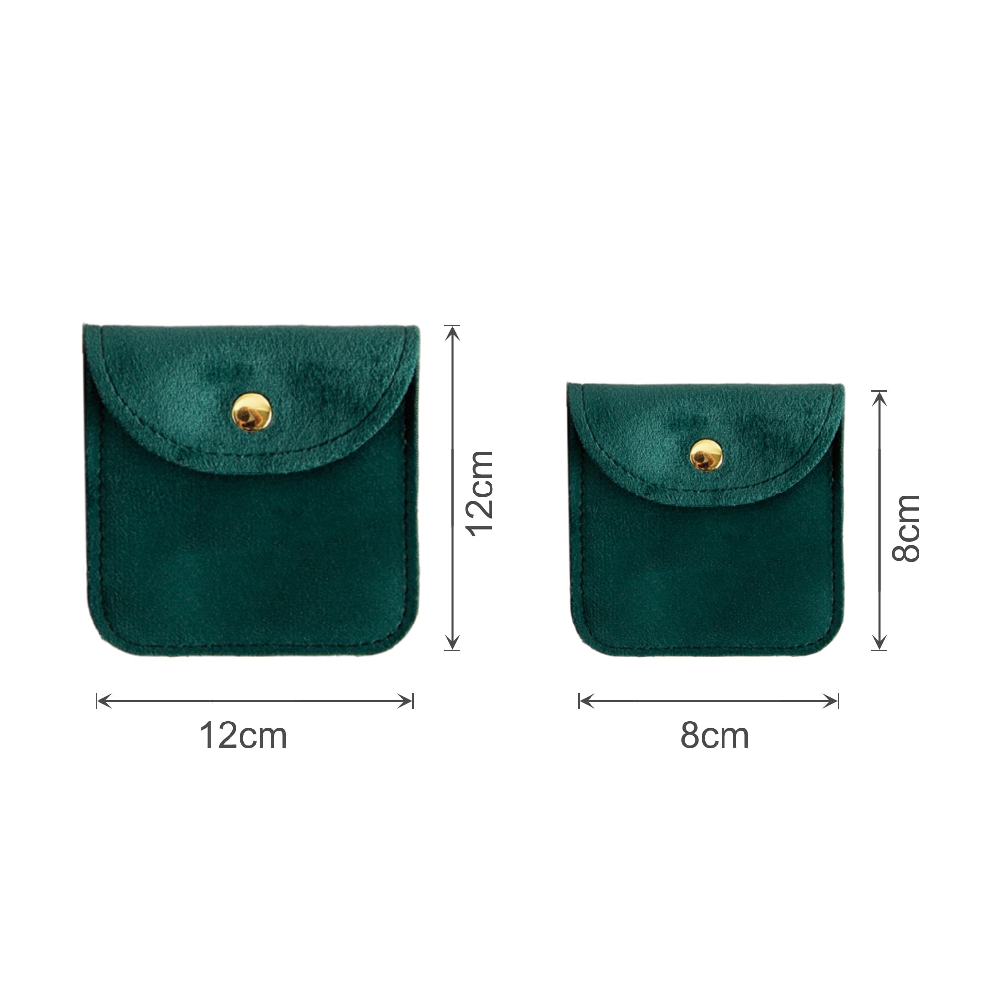 Square Velvet Jewellery Pouch