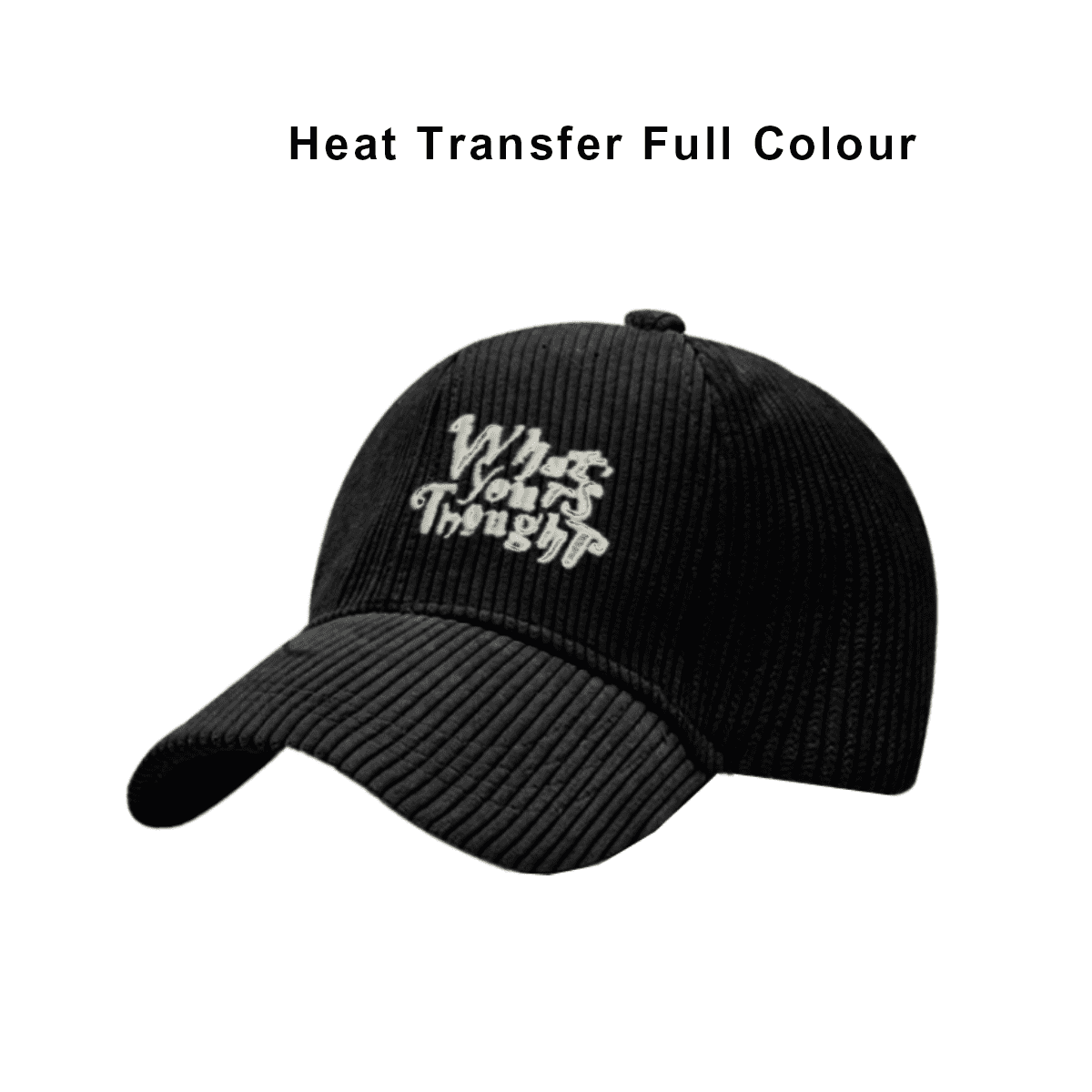 6 Panel Corduroy Baseball Cap