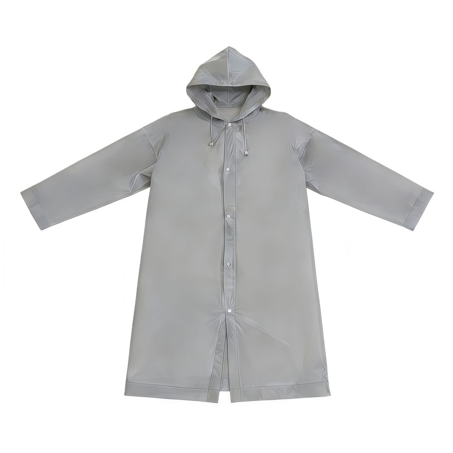 Reusable Adult PEVA Screen Print Raincoat