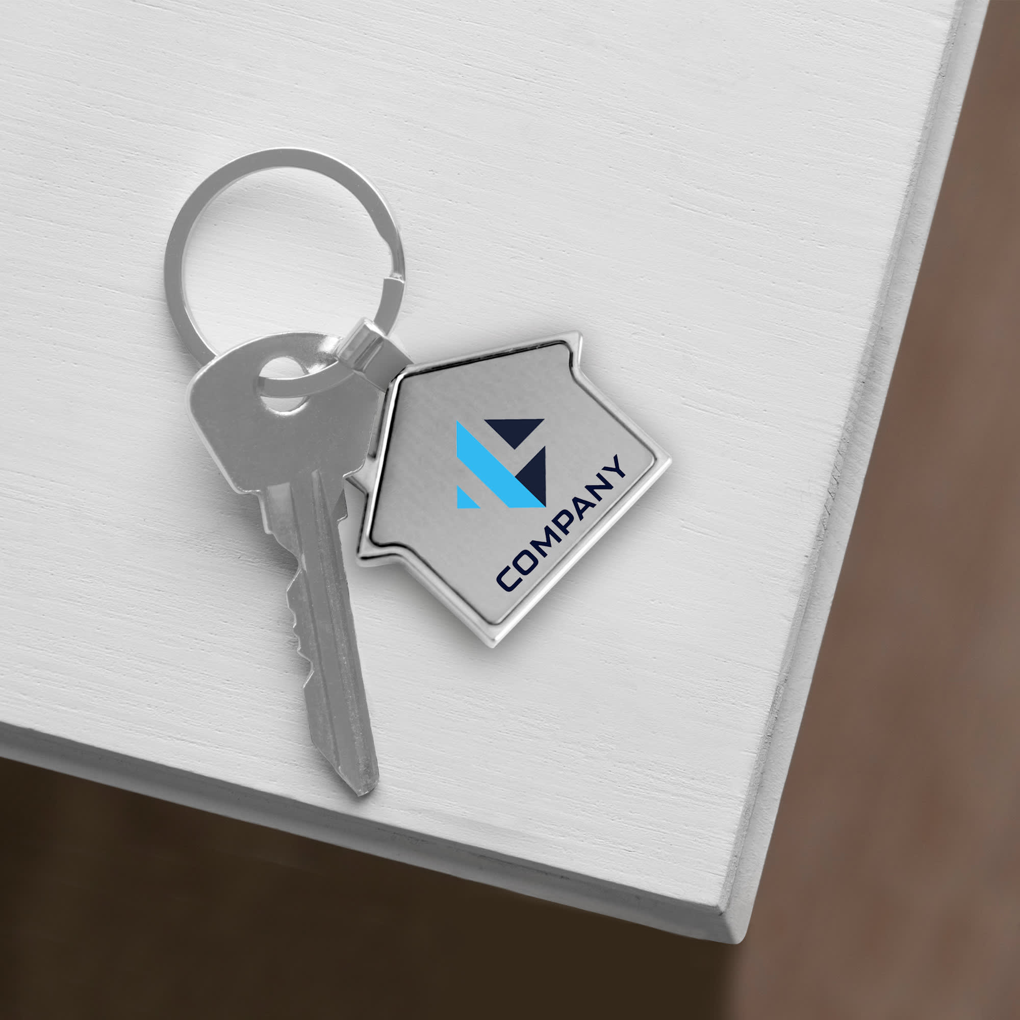 House Metal Keyring