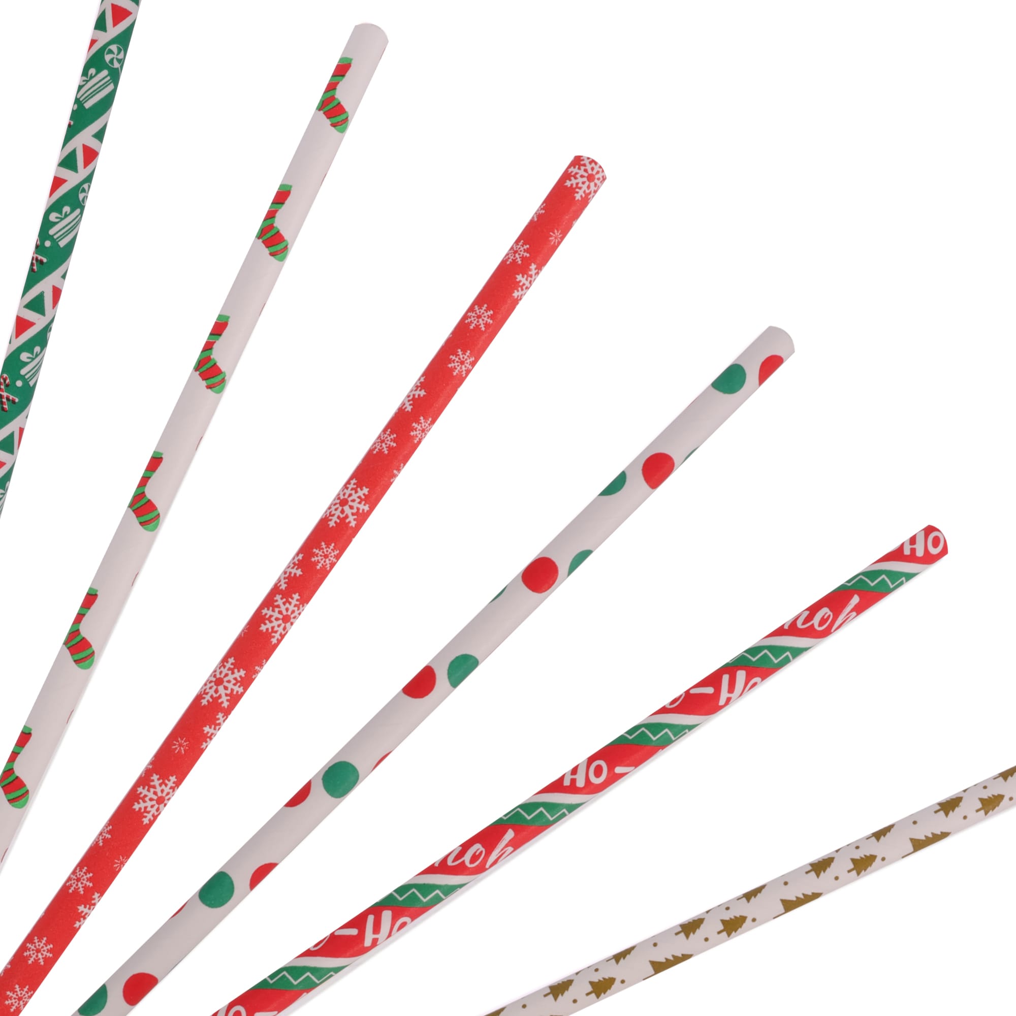 Disposable 3-ply Straight Drinking Paper Straw