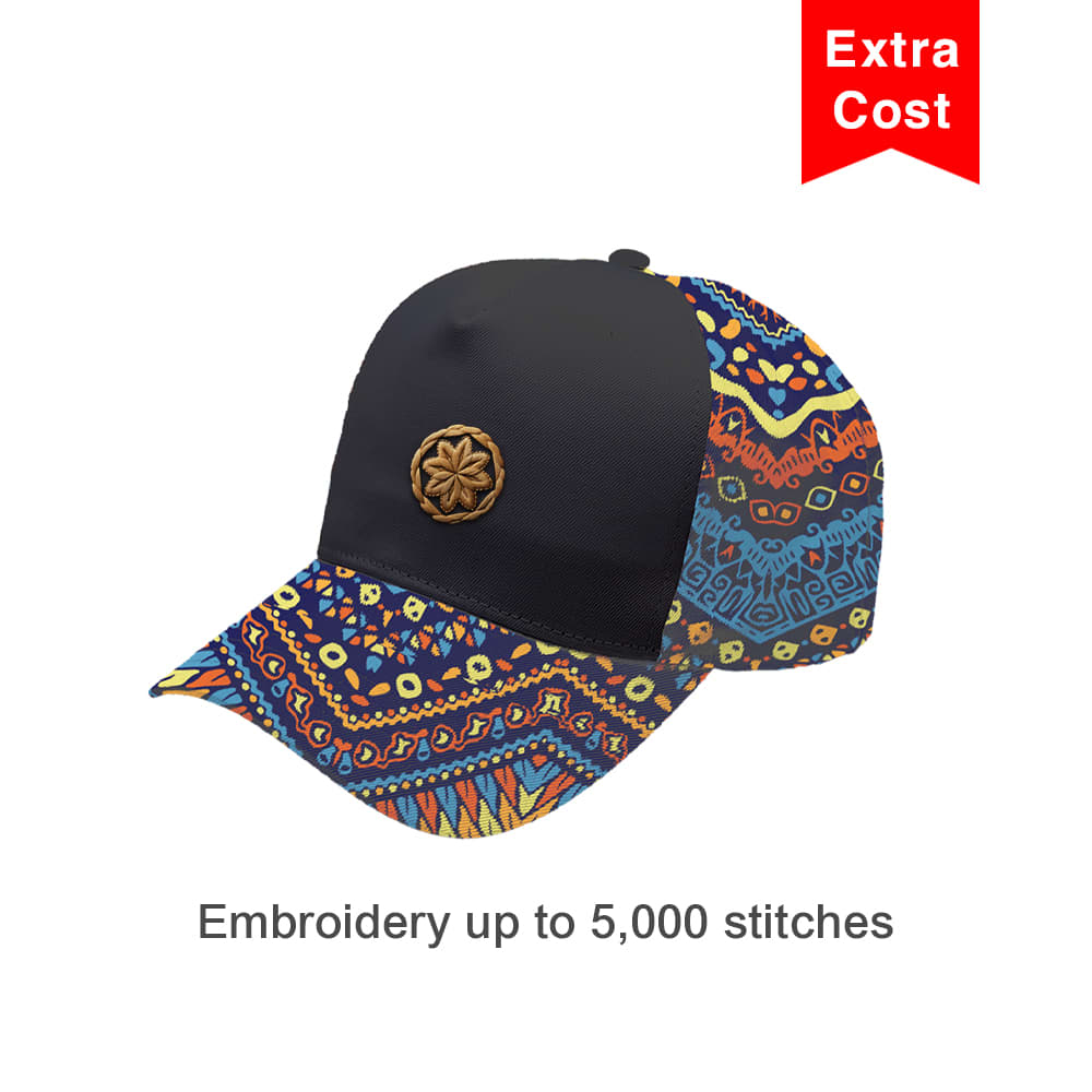 Full Sublimation 5 Panel Custom Cap