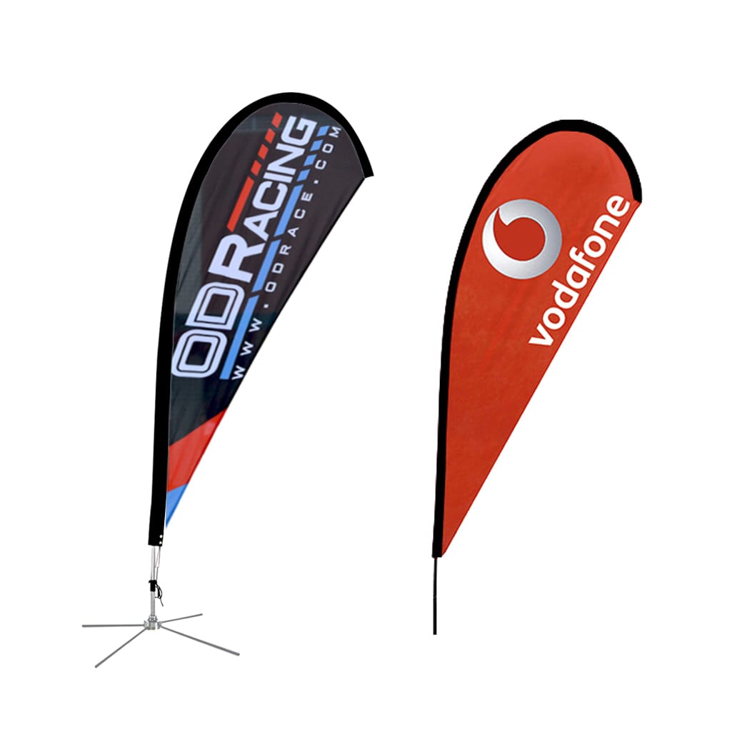 Small(75*190cm) Teardrop Banners 9ft