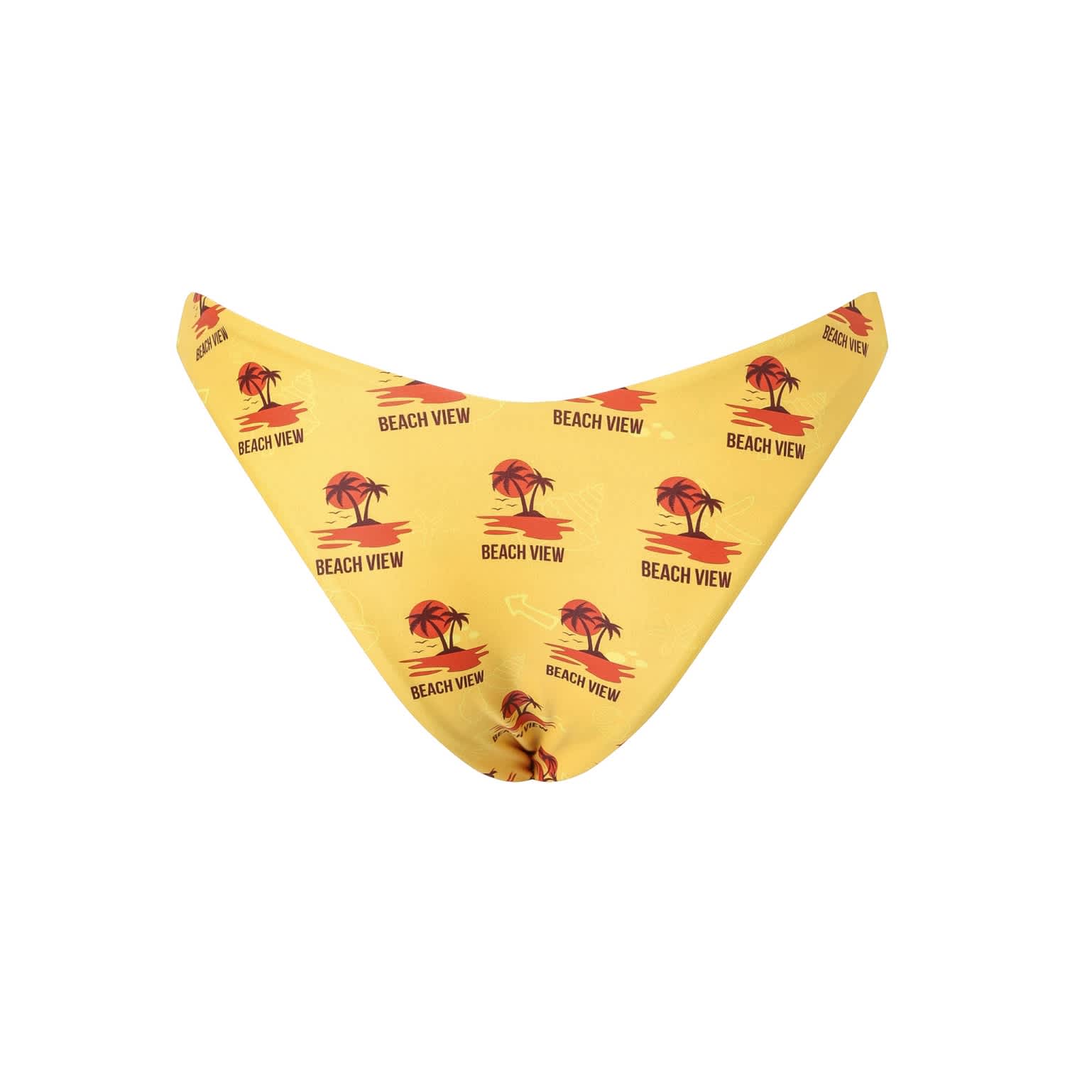 Women's Polyester Spandex Sublimated Bikini bottom