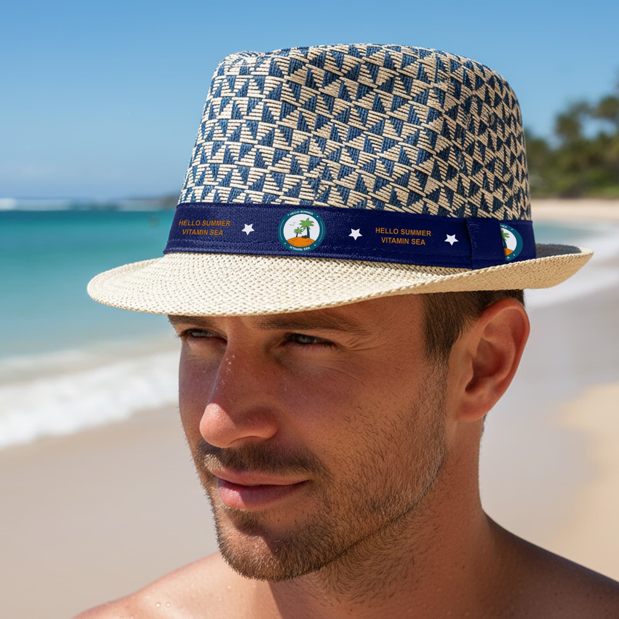 Straw Woven Top Hat