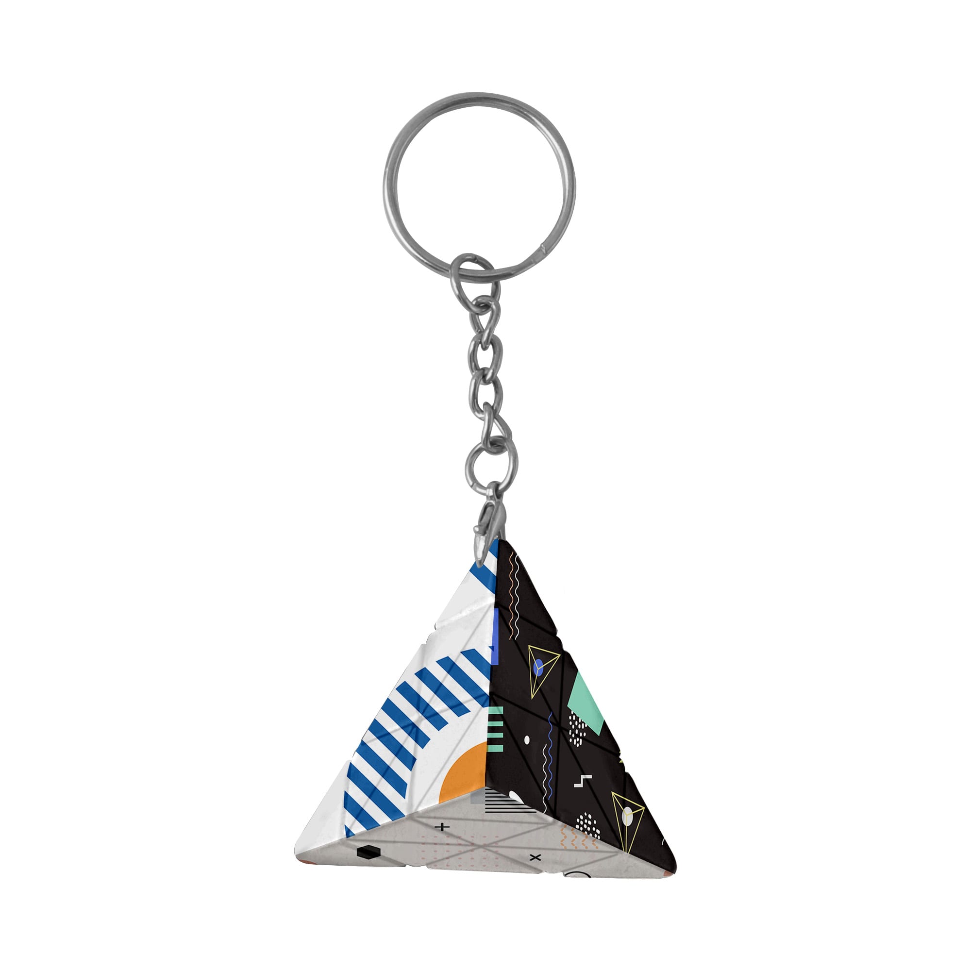 Puzzle Pyramid with Keyrings