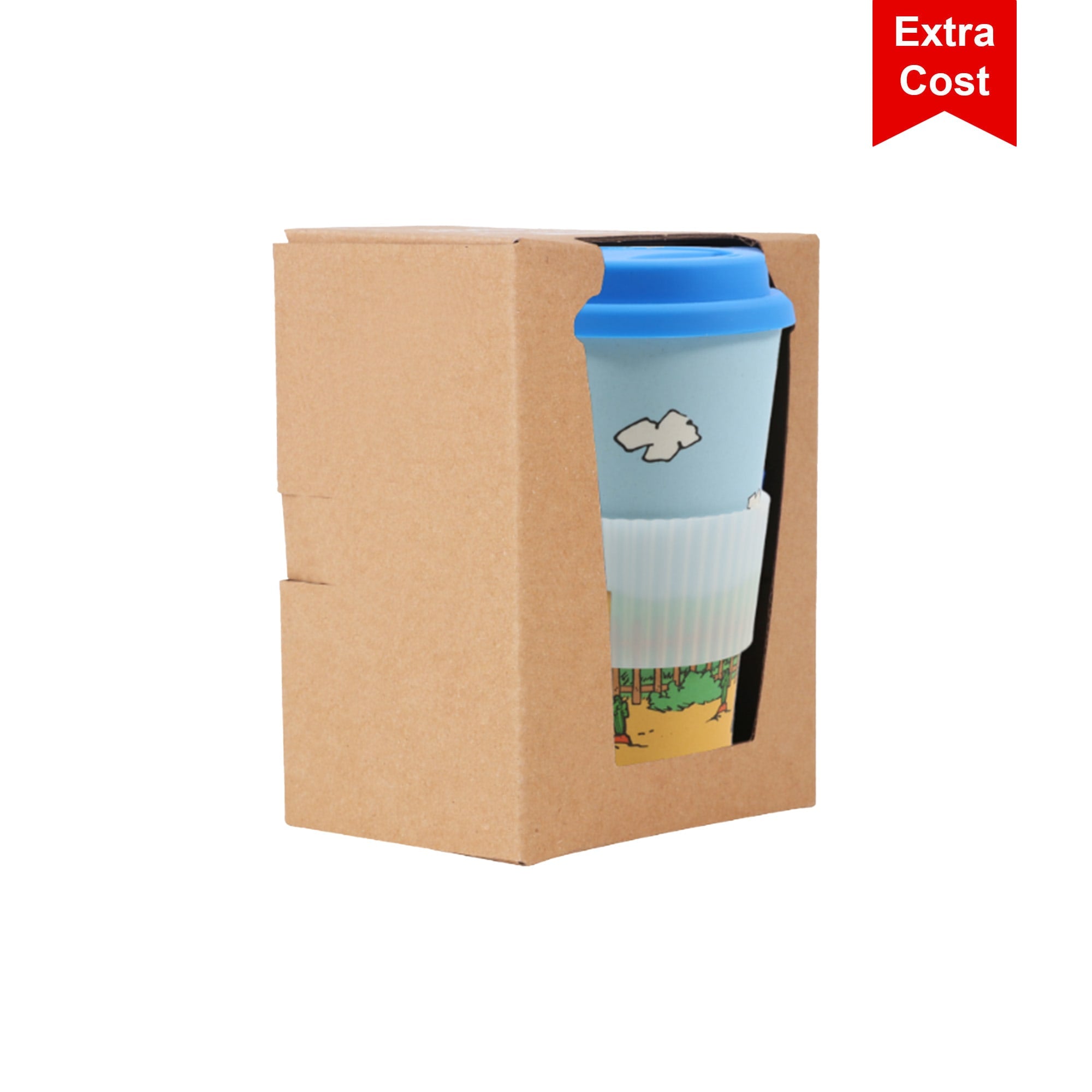 400ml Reusable Bamboo Coffee Cup