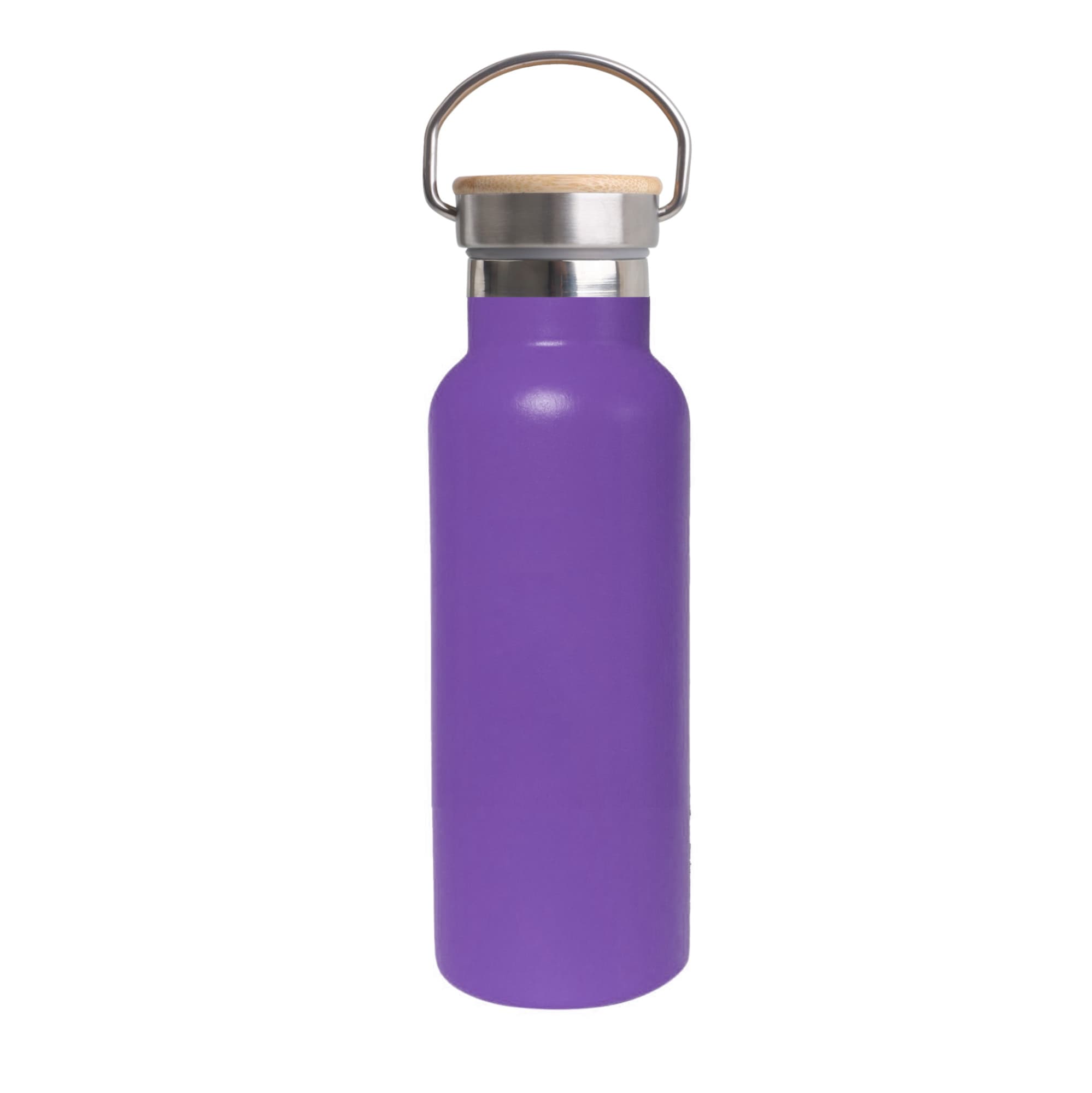 500ml Double Wall Vacuum Bottle with Bamboo Lid