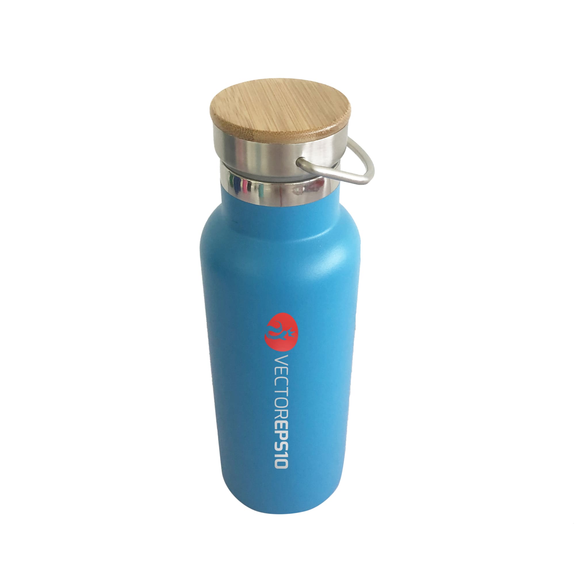 500ml Double Wall Vacuum Bottle with Bamboo Lid