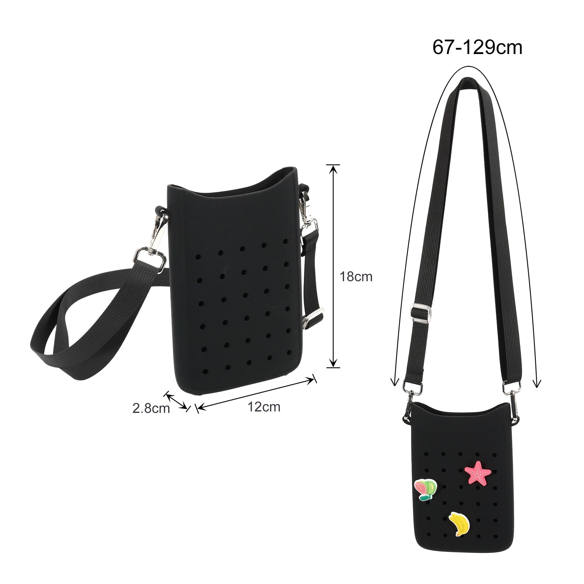Silicone Holes Phone Bag