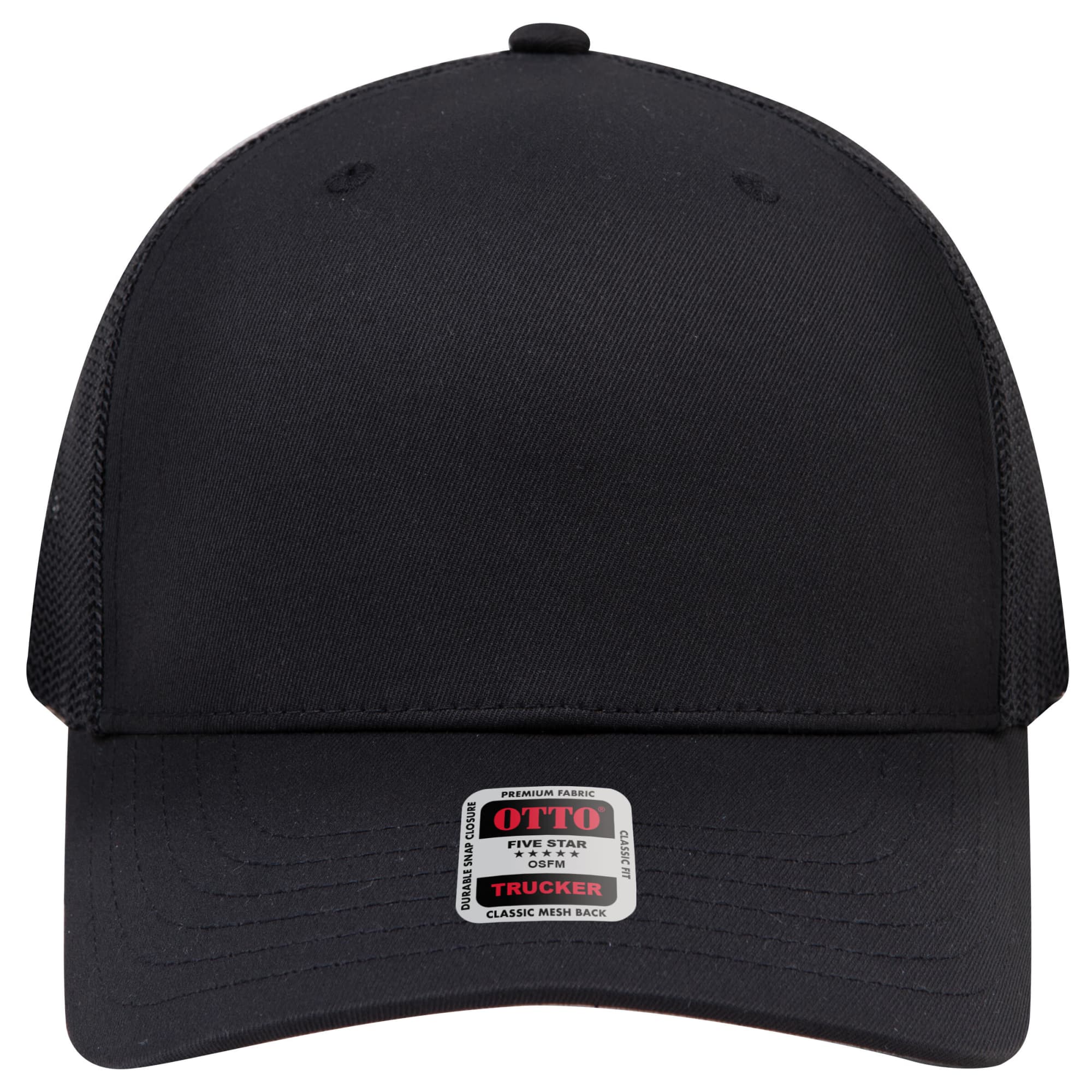 Seamless 6 Panel Mid Profile Mesh Back Trucker