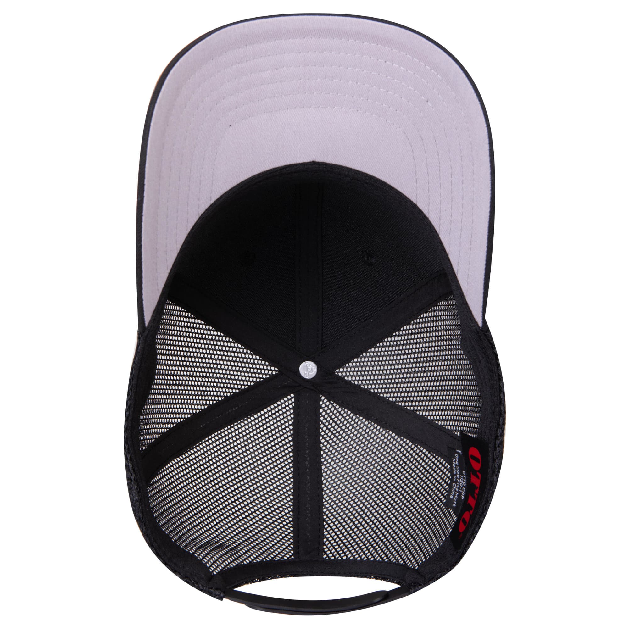 Seamless 6 Panel Mid Profile Mesh Back Trucker
