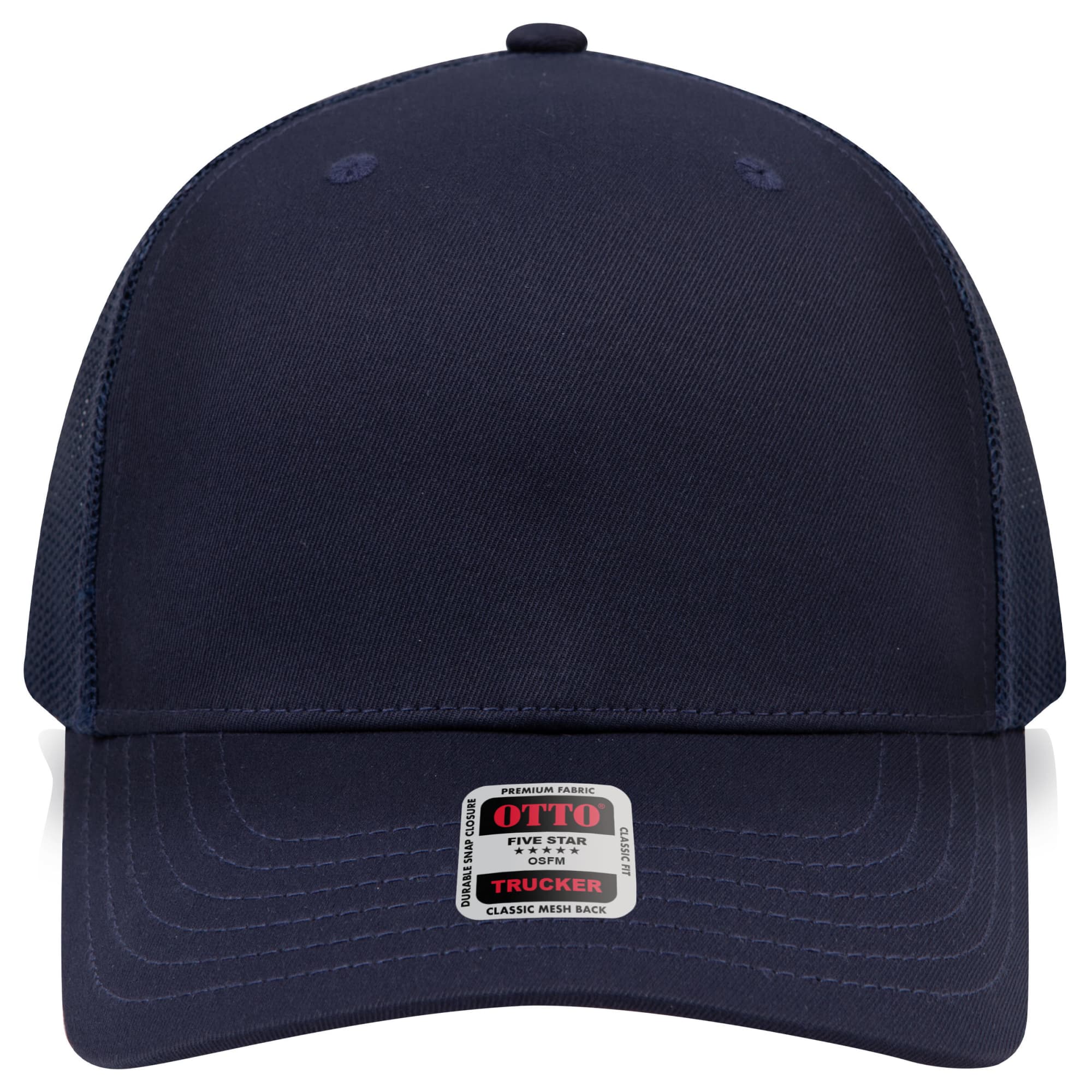 Seamless 6 Panel Mid Profile Mesh Back Trucker