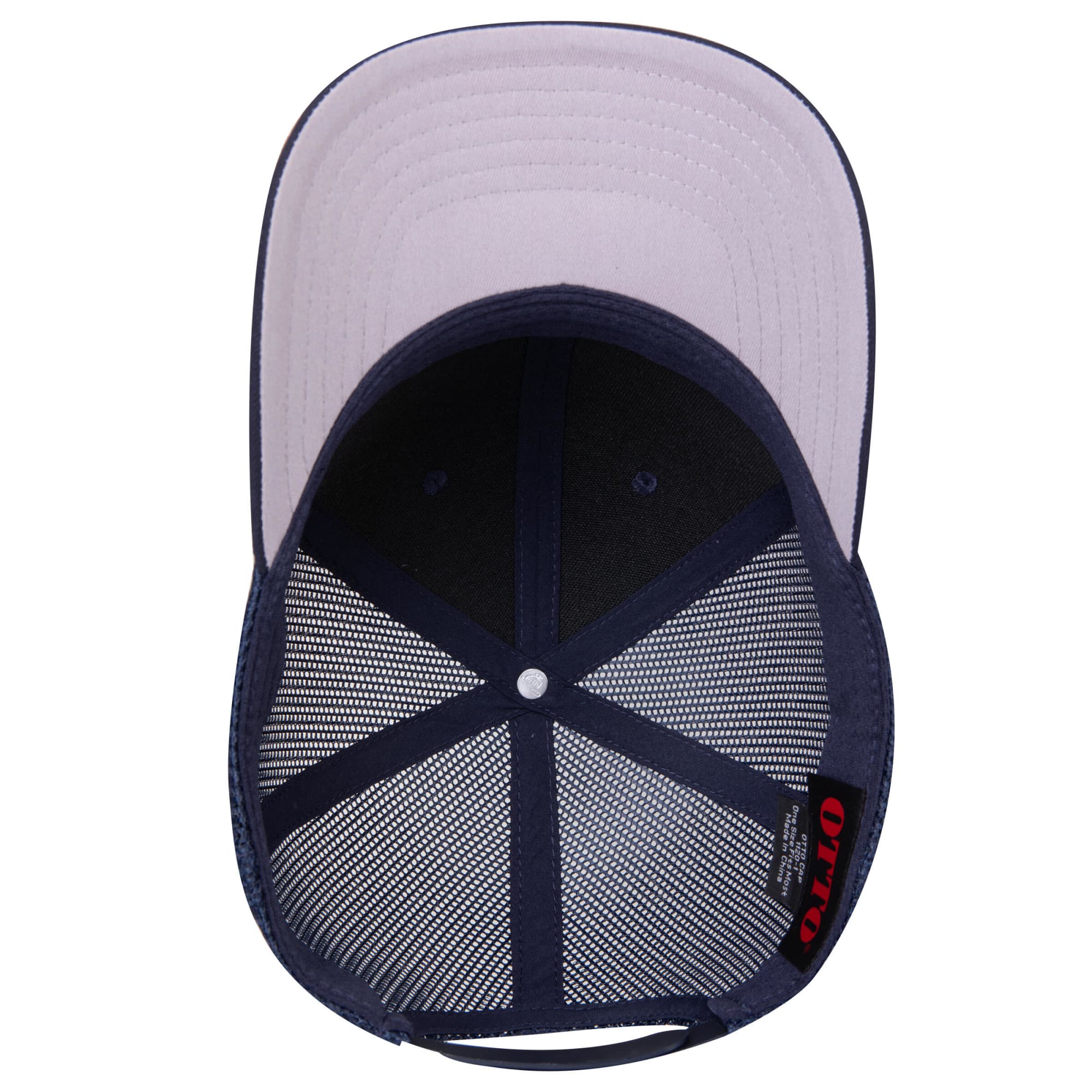Seamless 6 Panel Mid Profile Mesh Back Trucker