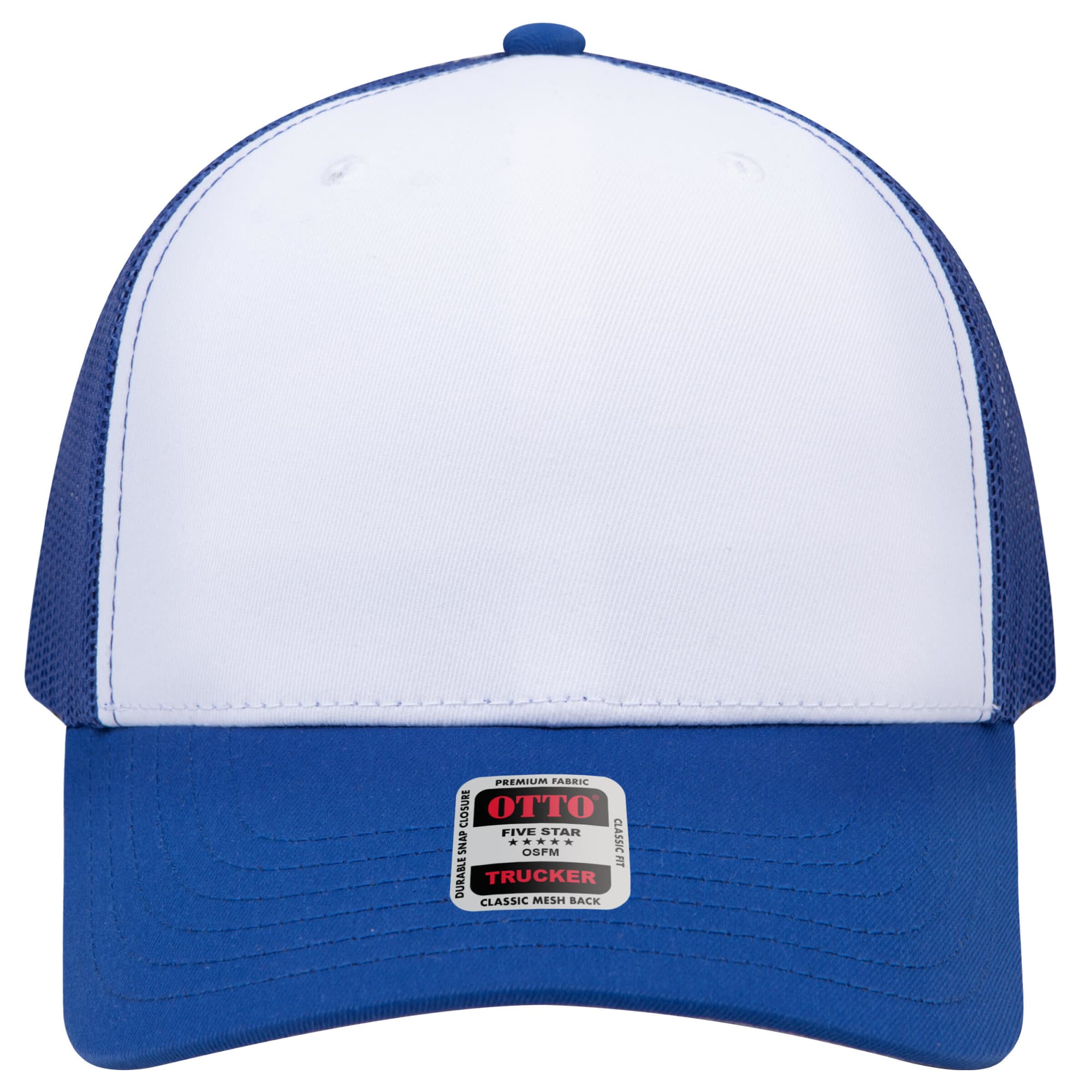 Seamless 6 Panel Mid Profile Mesh Back Trucker