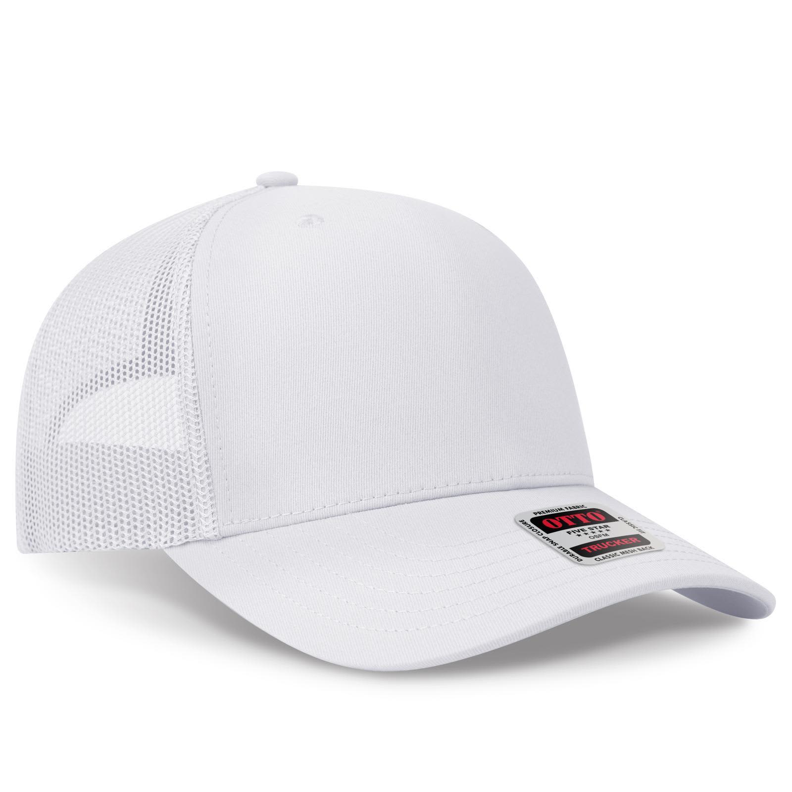 Seamless 6 Panel Mid Profile Mesh Back Trucker