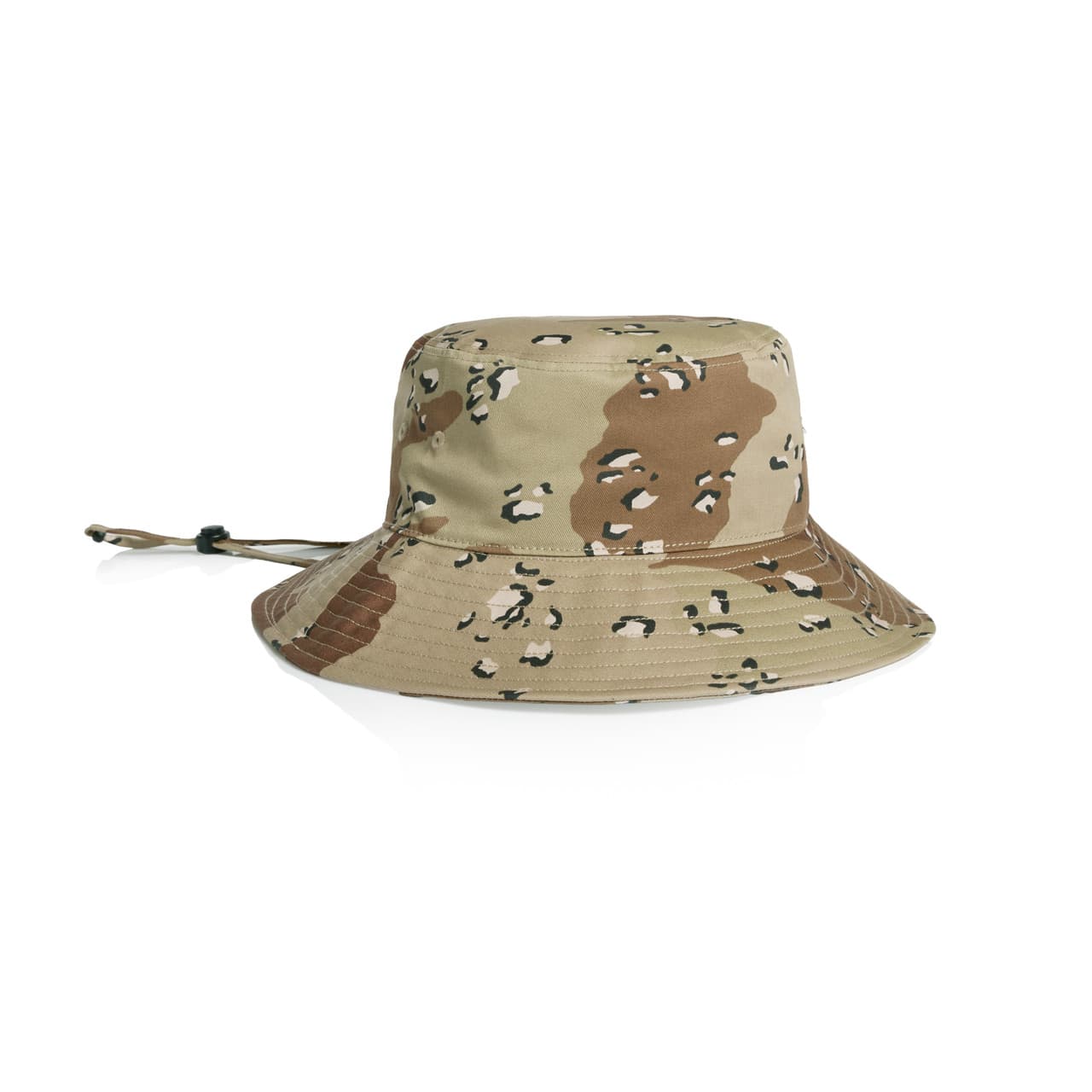 Wide Brim Camo Bucket Hat