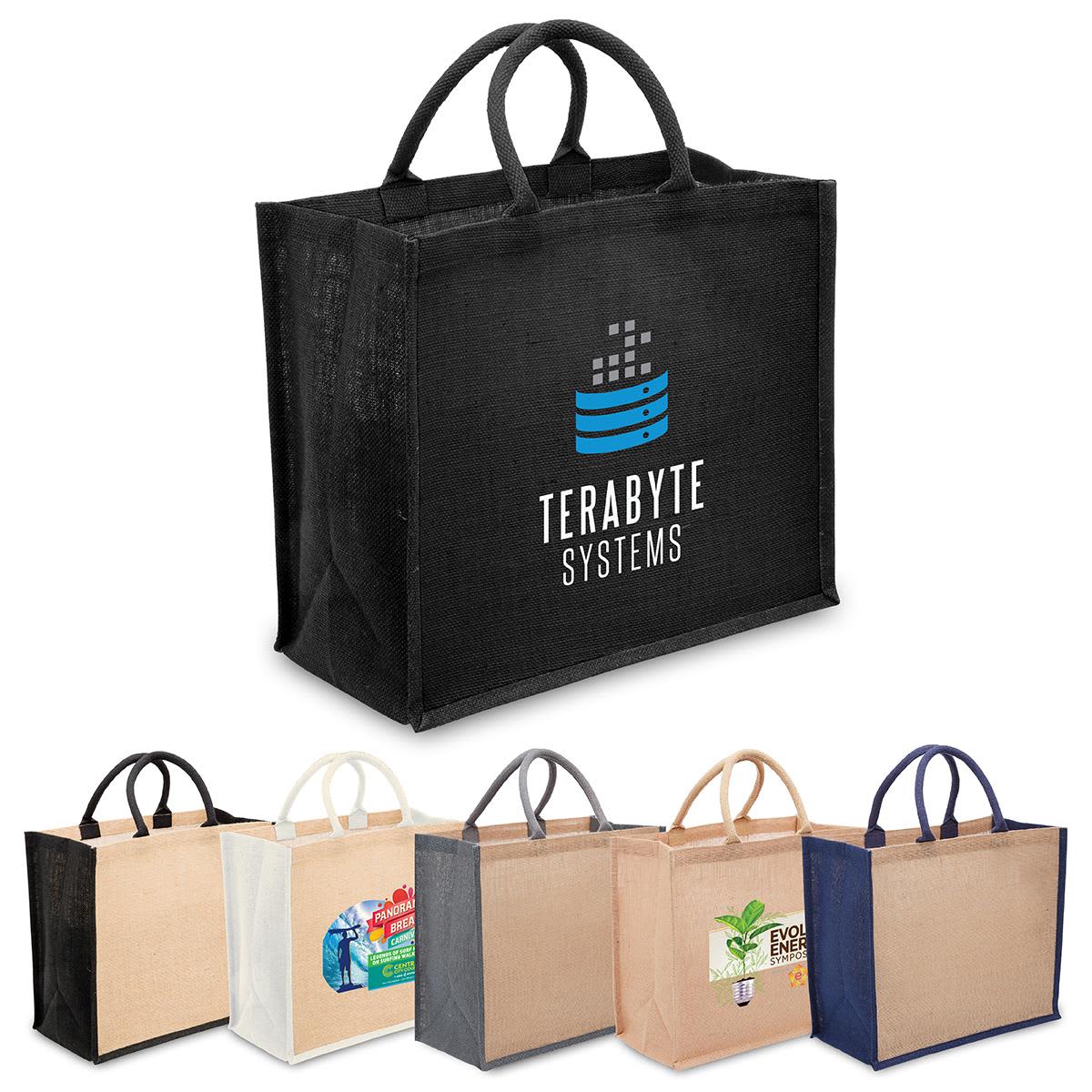 Eco Jute Tote with wide gusset