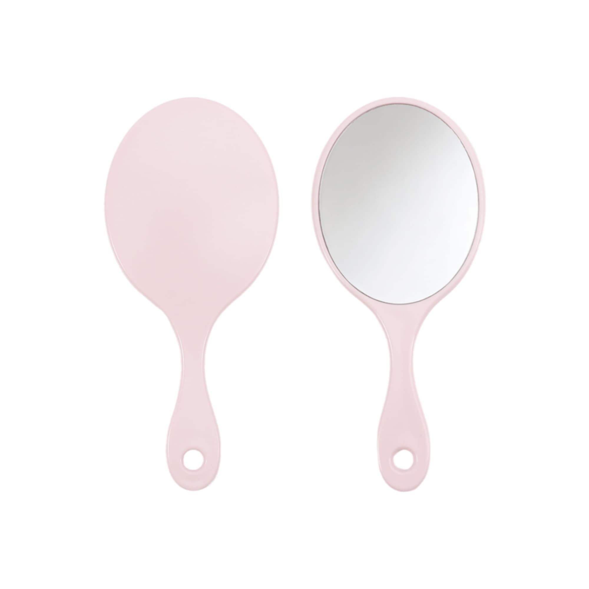 Chic Princess-Style Handheld Makeup Mirror