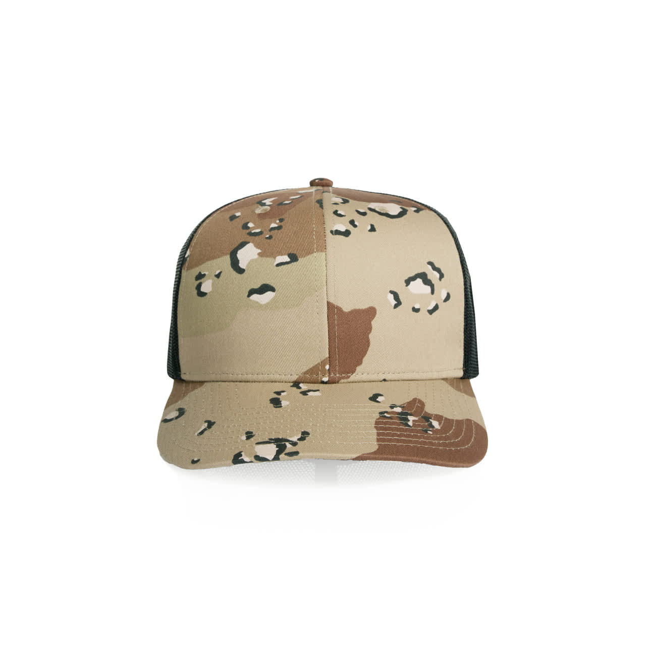 Mesh Contrast Camo Cap