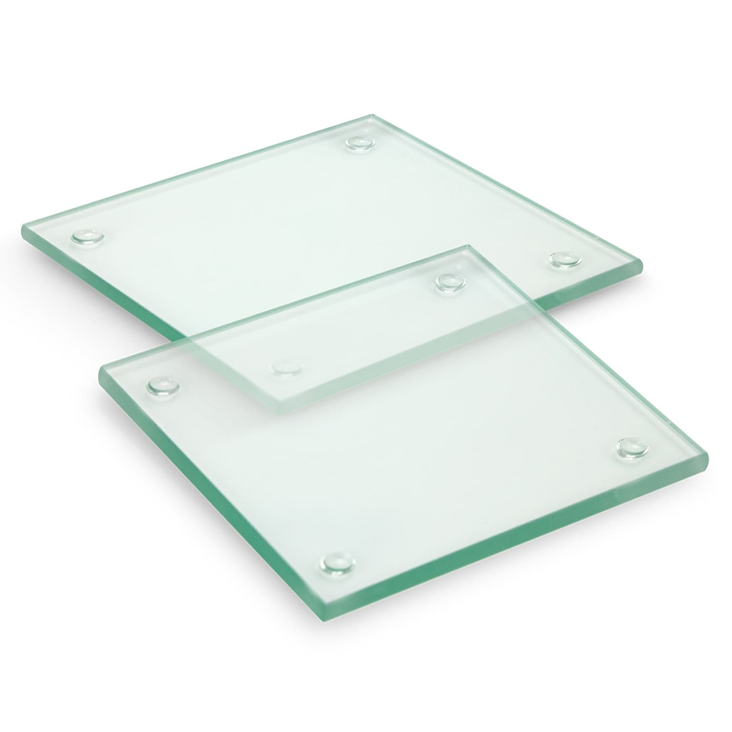 Venice Glass Coaster - Set of 2 - Square - Full Colour