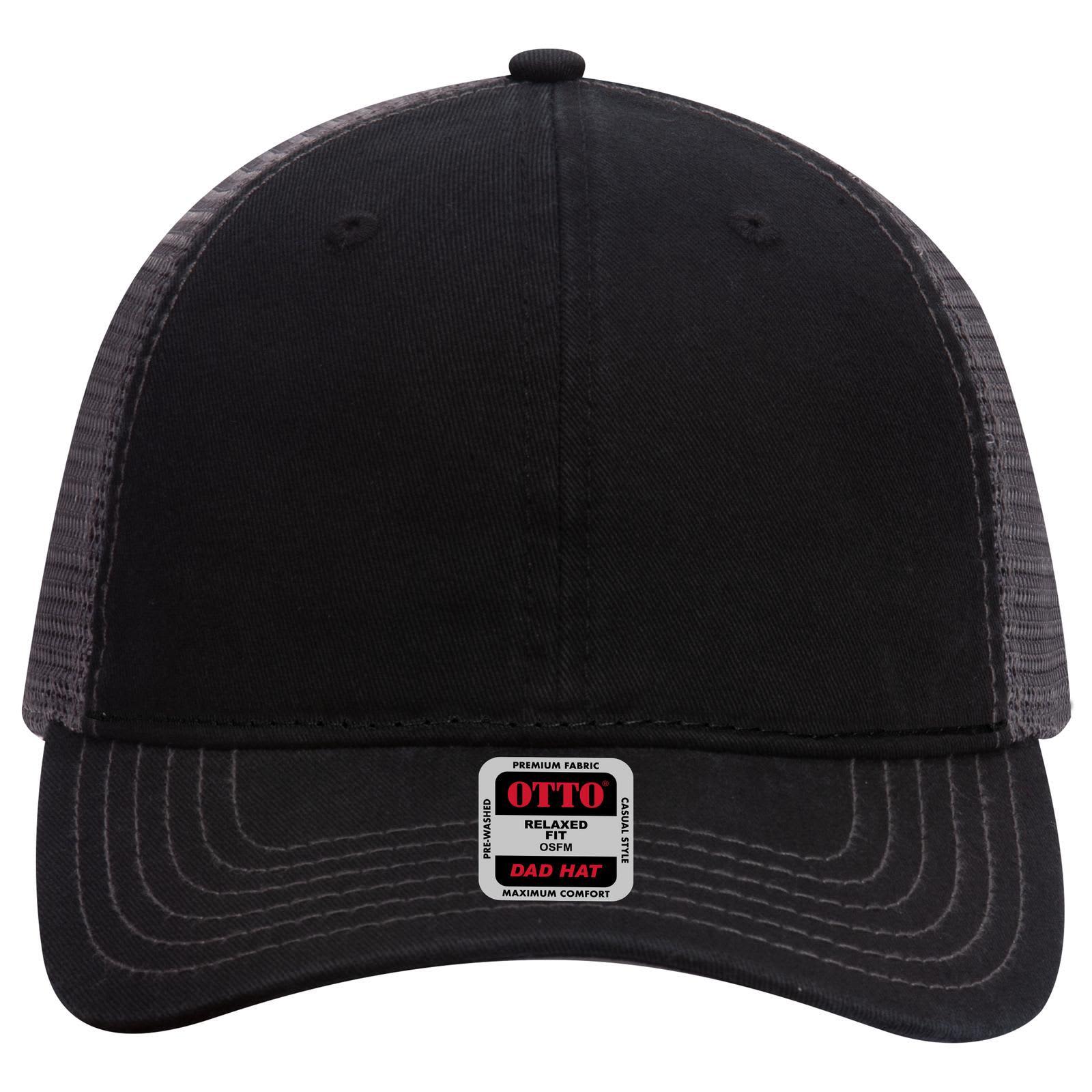 6 Panel Low Profile Trucker Dad Cap