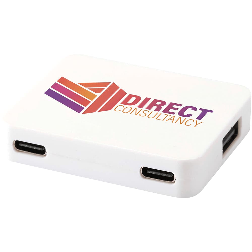 Gaia 4-Port USB Hub w/ USB-A & Type-C Output & Dual Input