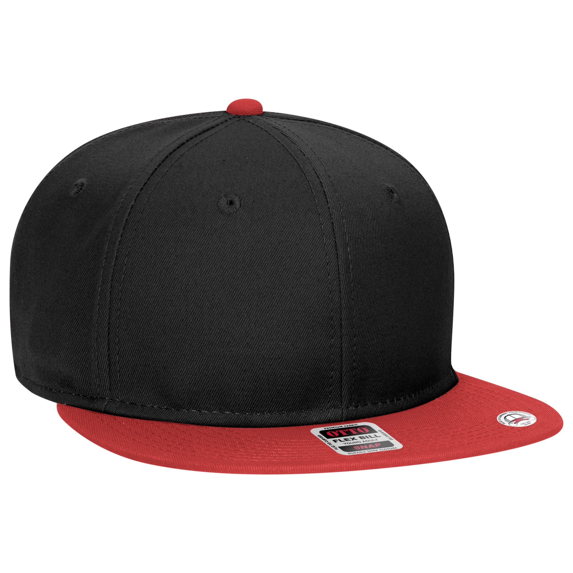 6 Panel Mid Profile Snapback Cap (Youth)