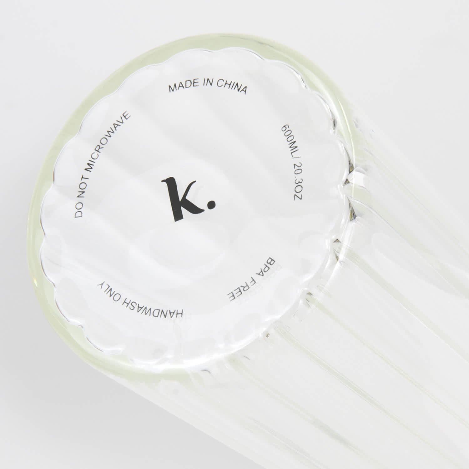 Keepsake Linear Glass Drink Bottle