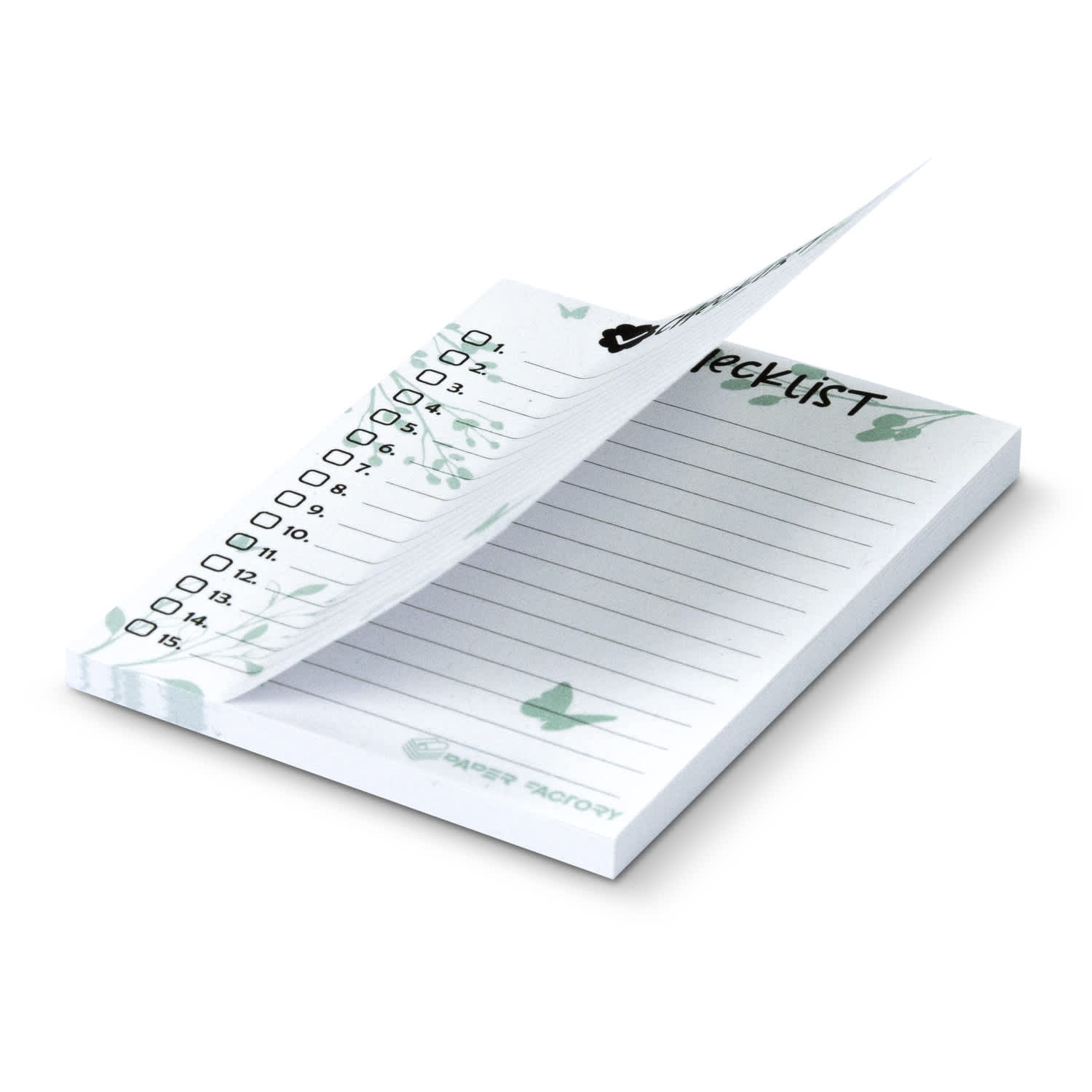 Recycled Sticky Pad 100 x 75mm - 50 Sheets