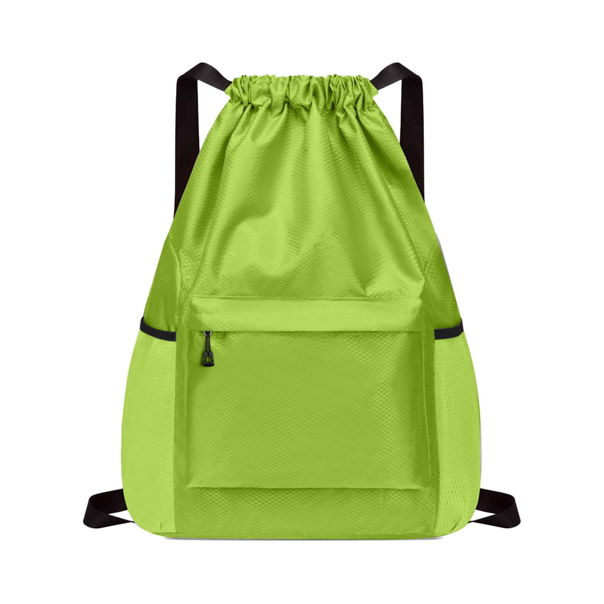 Multi-Pocket Drawstring Backpack