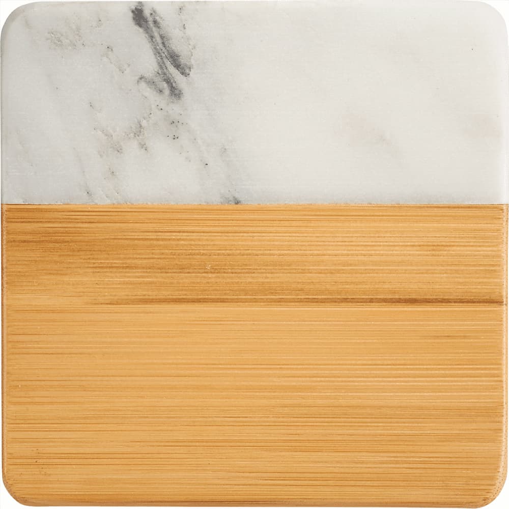 Marble & Bamboo Coaster