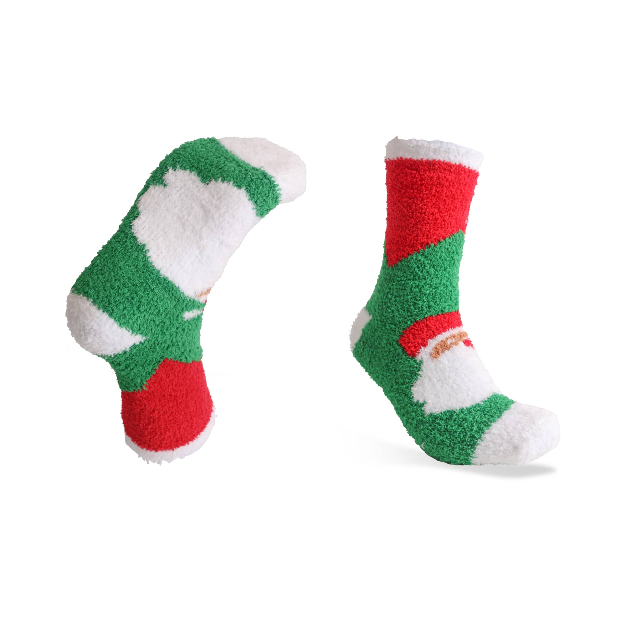 Crew Custom Pattern Coral Fleece Socks