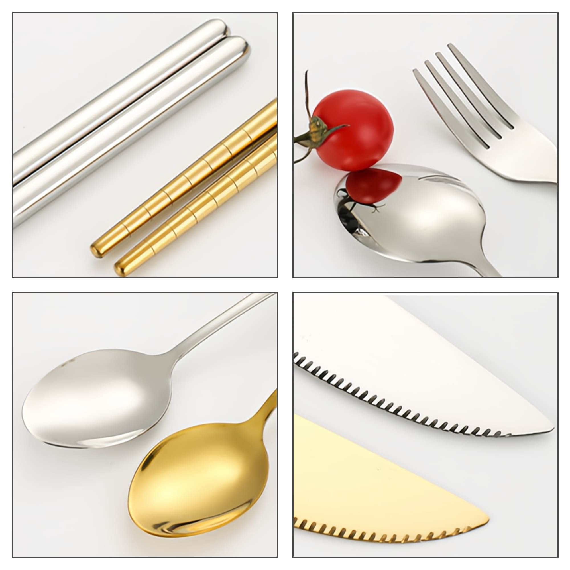 Travel Cutlery Set 4pcs