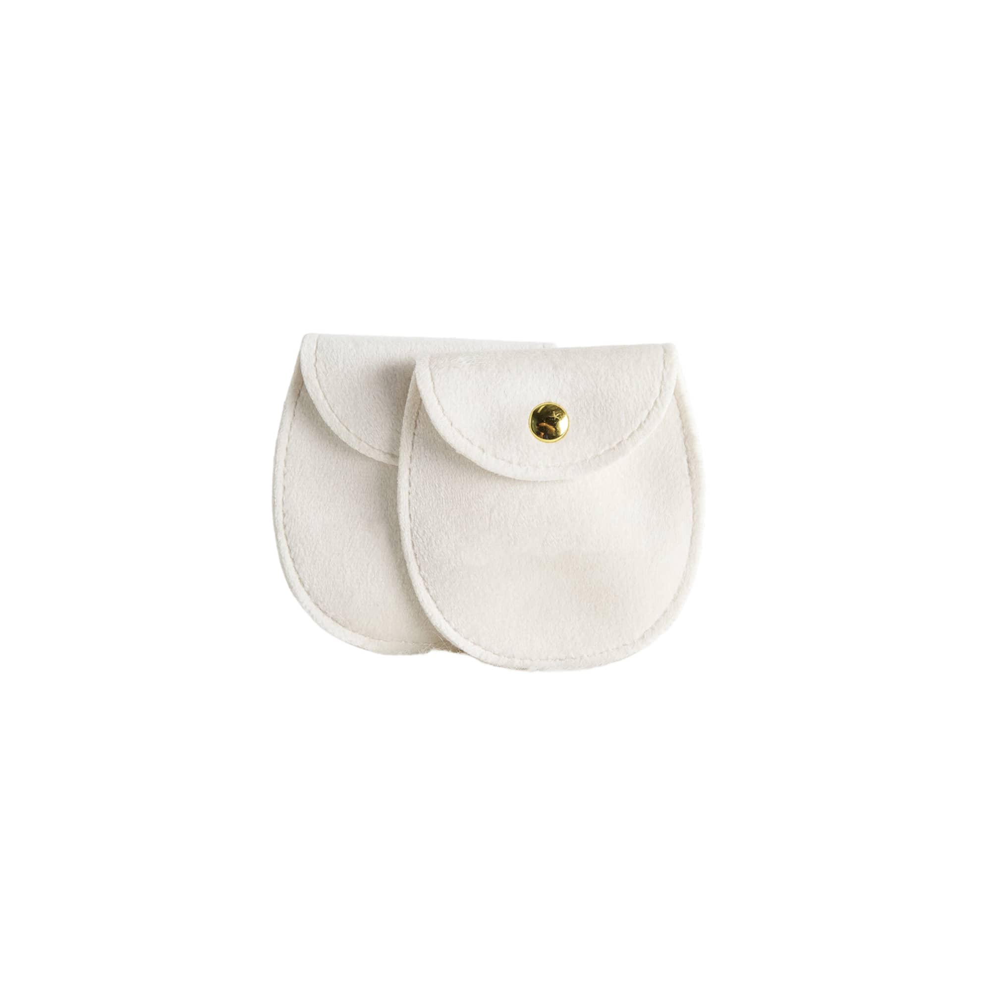 Oval Velvet Jewellery Pouch