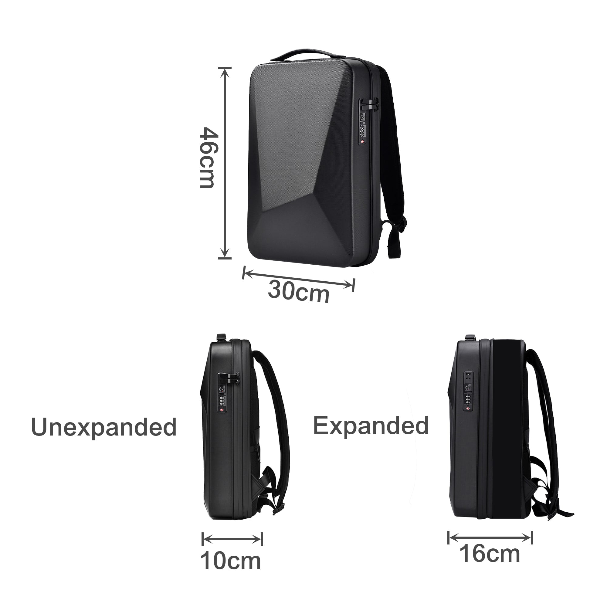 Expandable Hardshell Backpack