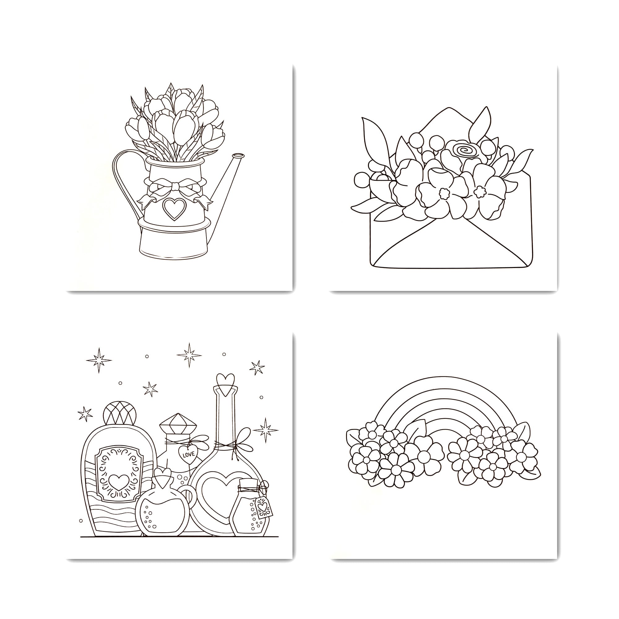 14x14cm Custom Colouring Books