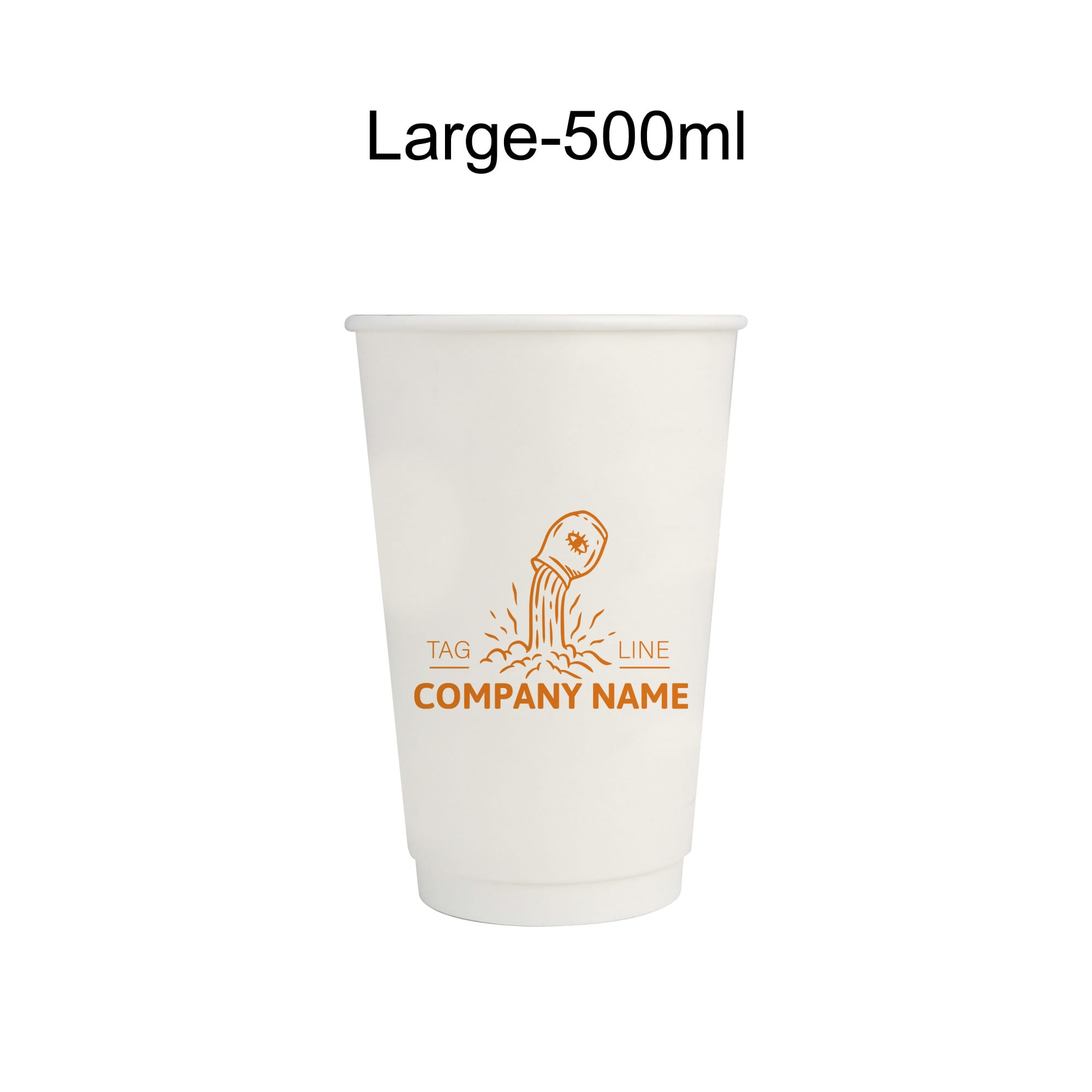 Custom Disposable Double Wall Paper Cups